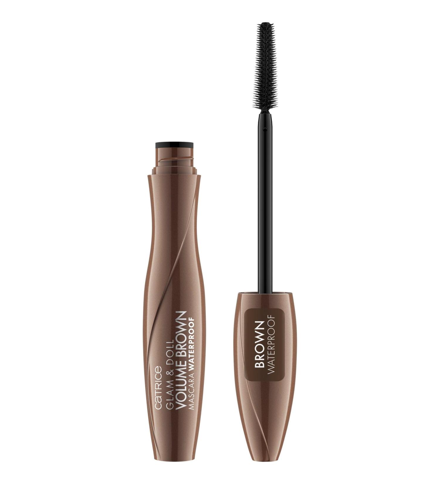 Catrice Cosmetics Glam et Doll Volume Brown Mascara Waterproof Augmentant Le Volume Mettant en Valeur L'Oeil Allongeant Mat (10 ml) 10 ml (Lot de 1) - Buy Online on GoSupps.com