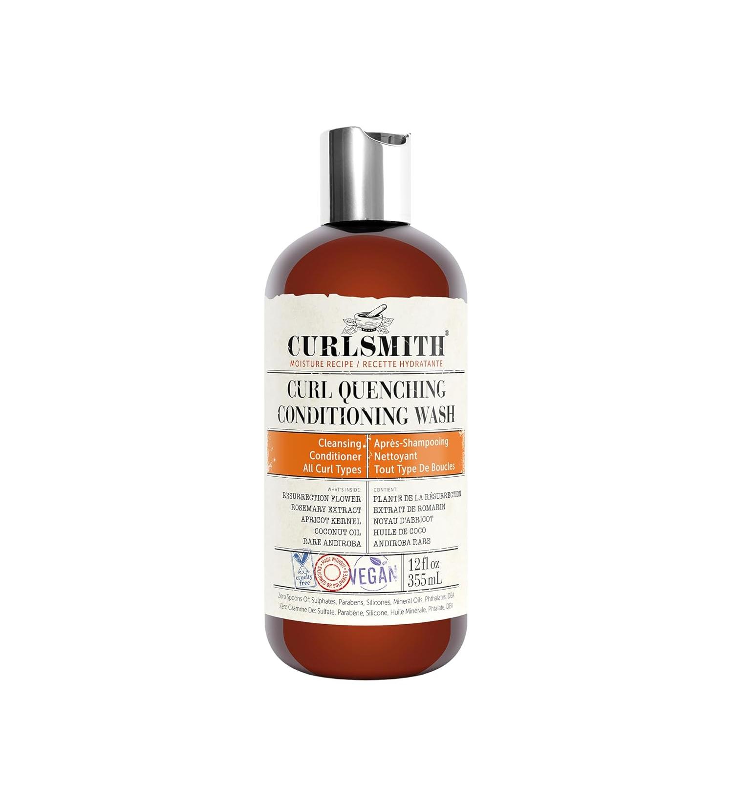 CURLSMITH Curl Quenching Conditioning Wash 12oz - Hydrating Formula for Curly Hair - Buy Online on GoSupps.com