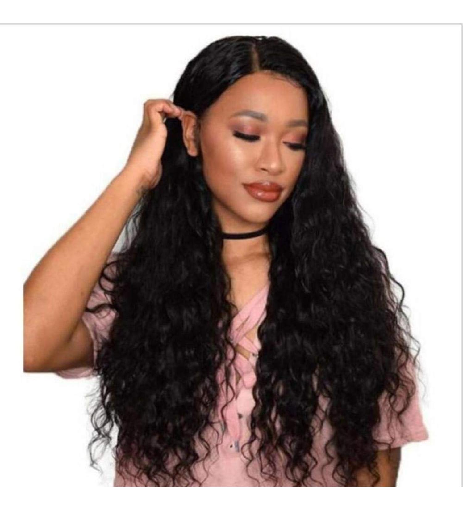 Shop Trendy European & American Long Curly Wigs | African Black & Dark Brown Wigs for Women - Buy Online on GoSupps.com