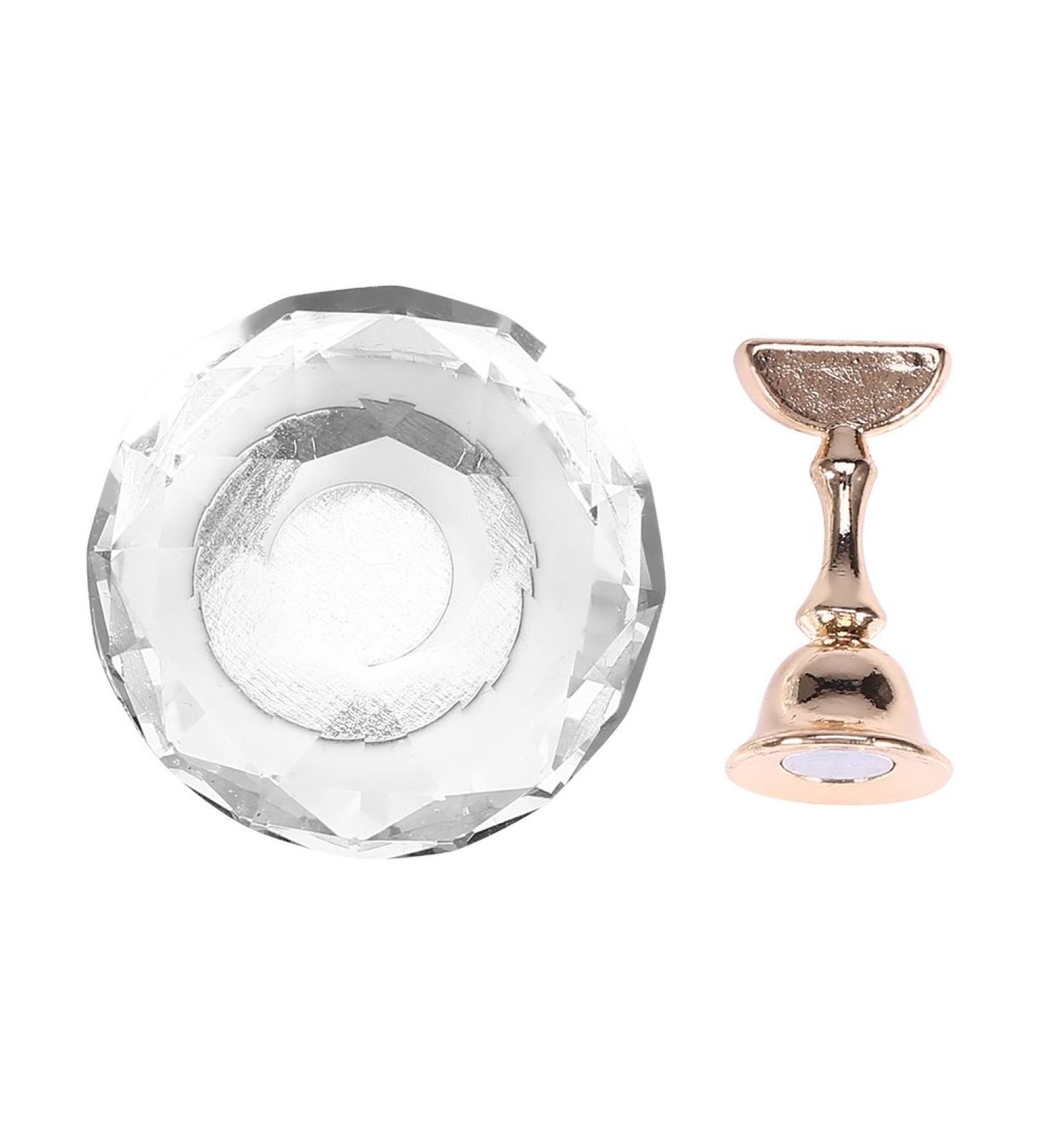 4 Types Magnetic Nail Tip Exercise Stand - Alloy Holder for Nail Art Display & Manicure Tool (White Diamond Crystal) - International Shipping Available - Buy Online on GoSupps.com