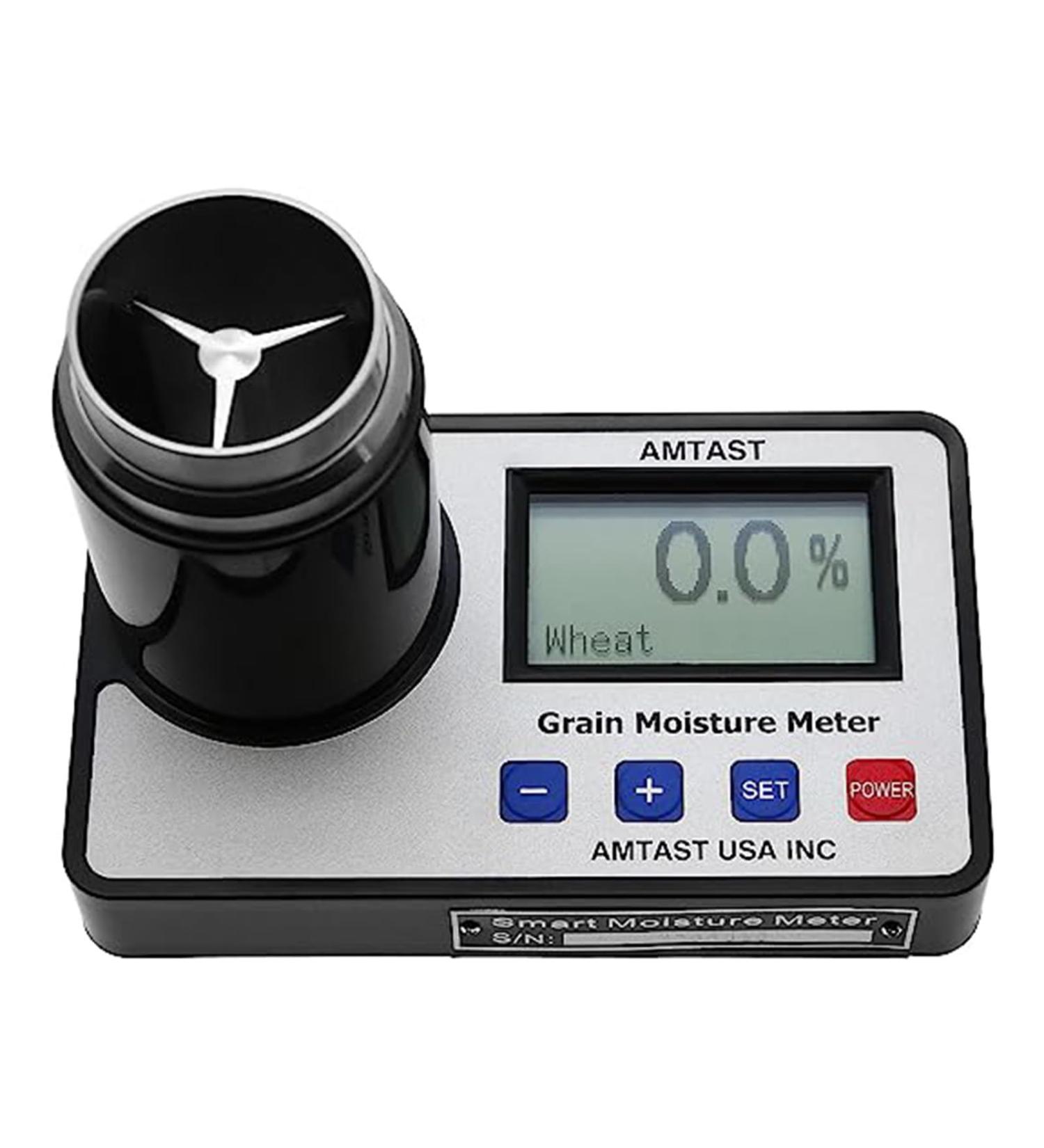 ALSUP Fast Moisture Analyzer for 18 Grains Wheat Maize (Corn) Coffee Cocoa Bean Flaxseed Soybean Rice Almonds Peanut Sesame - Buy Online on GoSupps.com