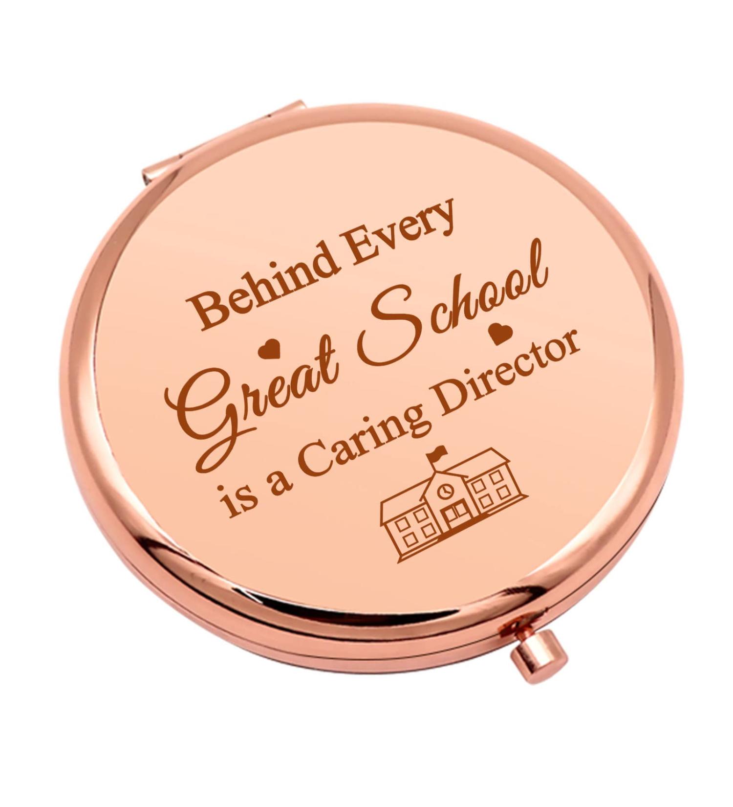 Director Appreciation Gift: Compact Makeup Mirror for Preschool Director Retirement - Buy Online on GoSupps.com