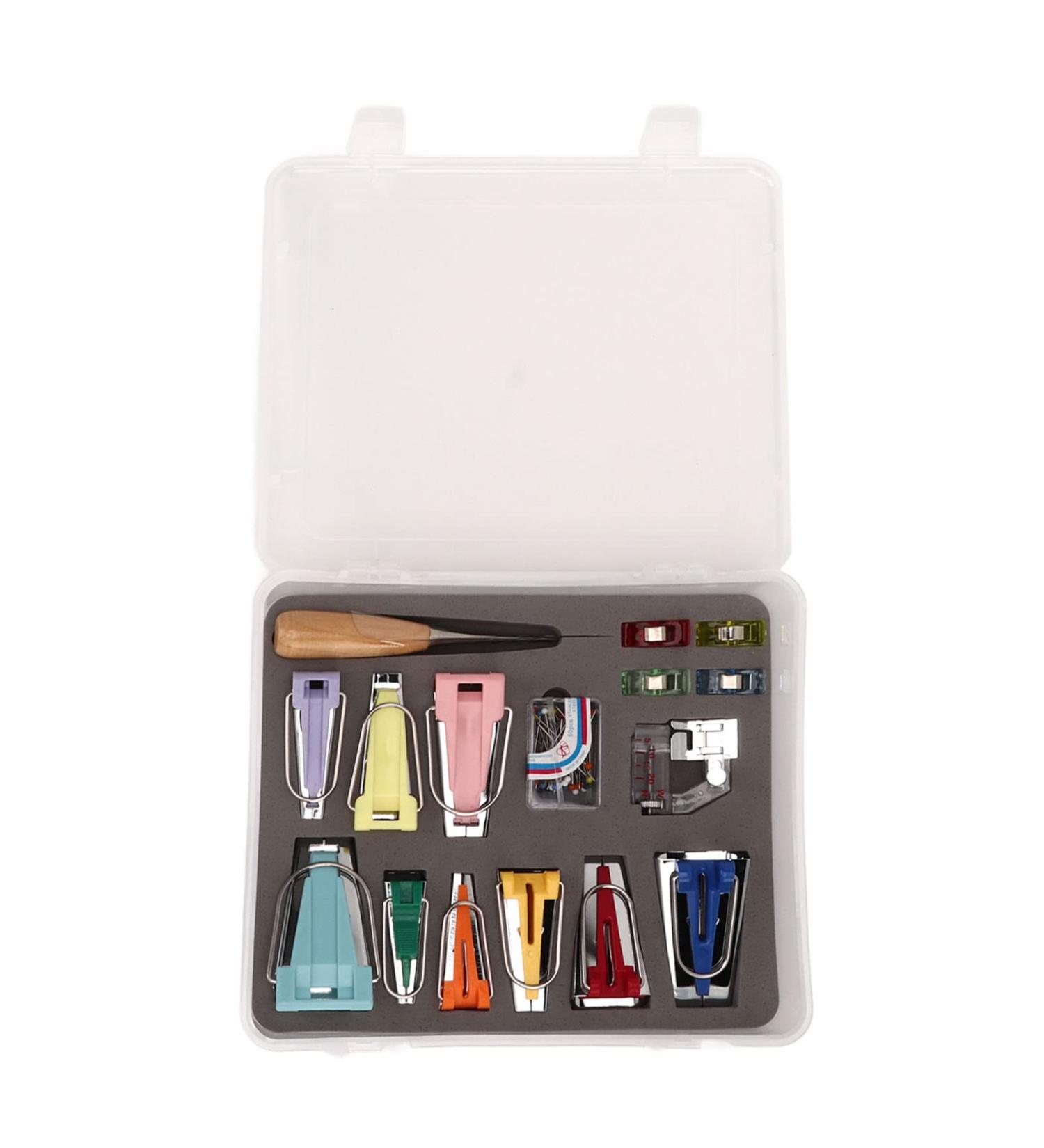 HEEPDD Bias Tape Makers Set - Fabric Sewing Quilting Binding Tools with Binder Foot and Accessories - Buy Online on GoSupps.com