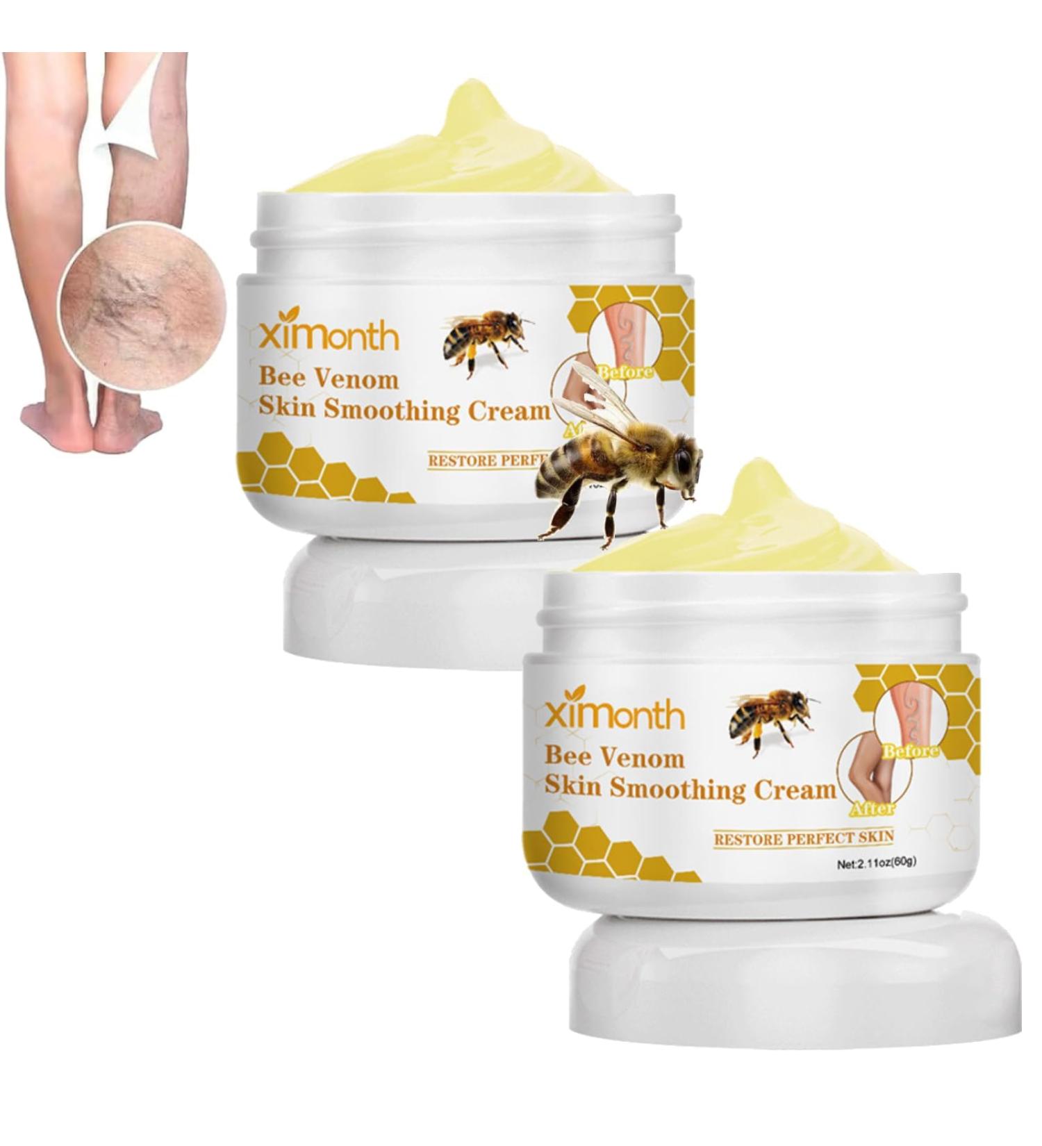 Furzero Bienengift Varicose Cream - Best Spider Vein & Pain Relief (2 Pieces) | Test Winner for Everyone - Buy Online on GoSupps.com