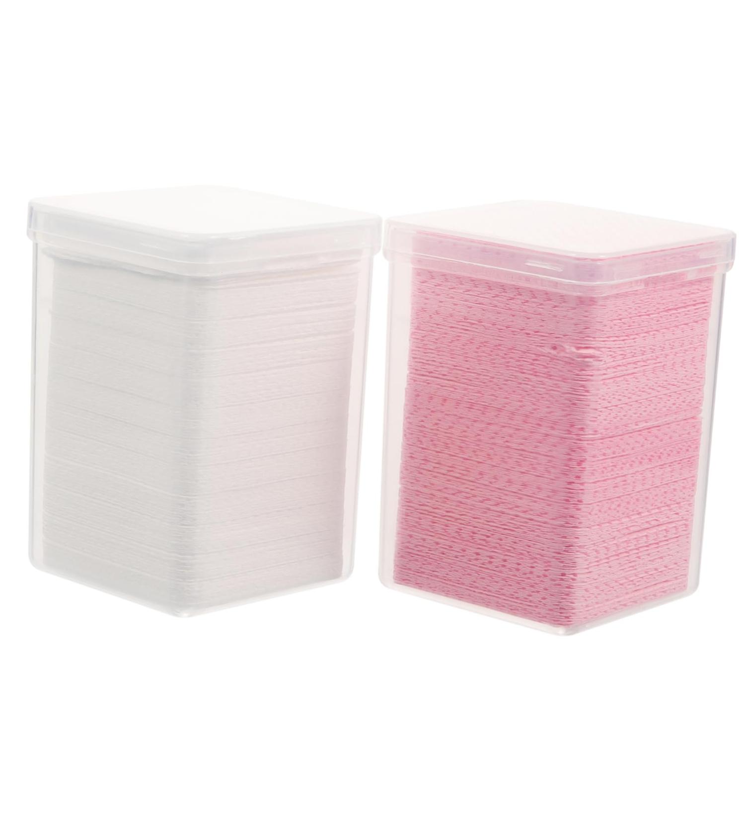 Ipetboom 2 Boxes Eyelash Wipes Nail Wipes for Gel Nails Lint Lint Wipes for Nails Eyelash Glue Remover Pad Lint Nail Wipes for Gel Nails Nail Polish Remover Pad - Buy Online on GoSupps.com