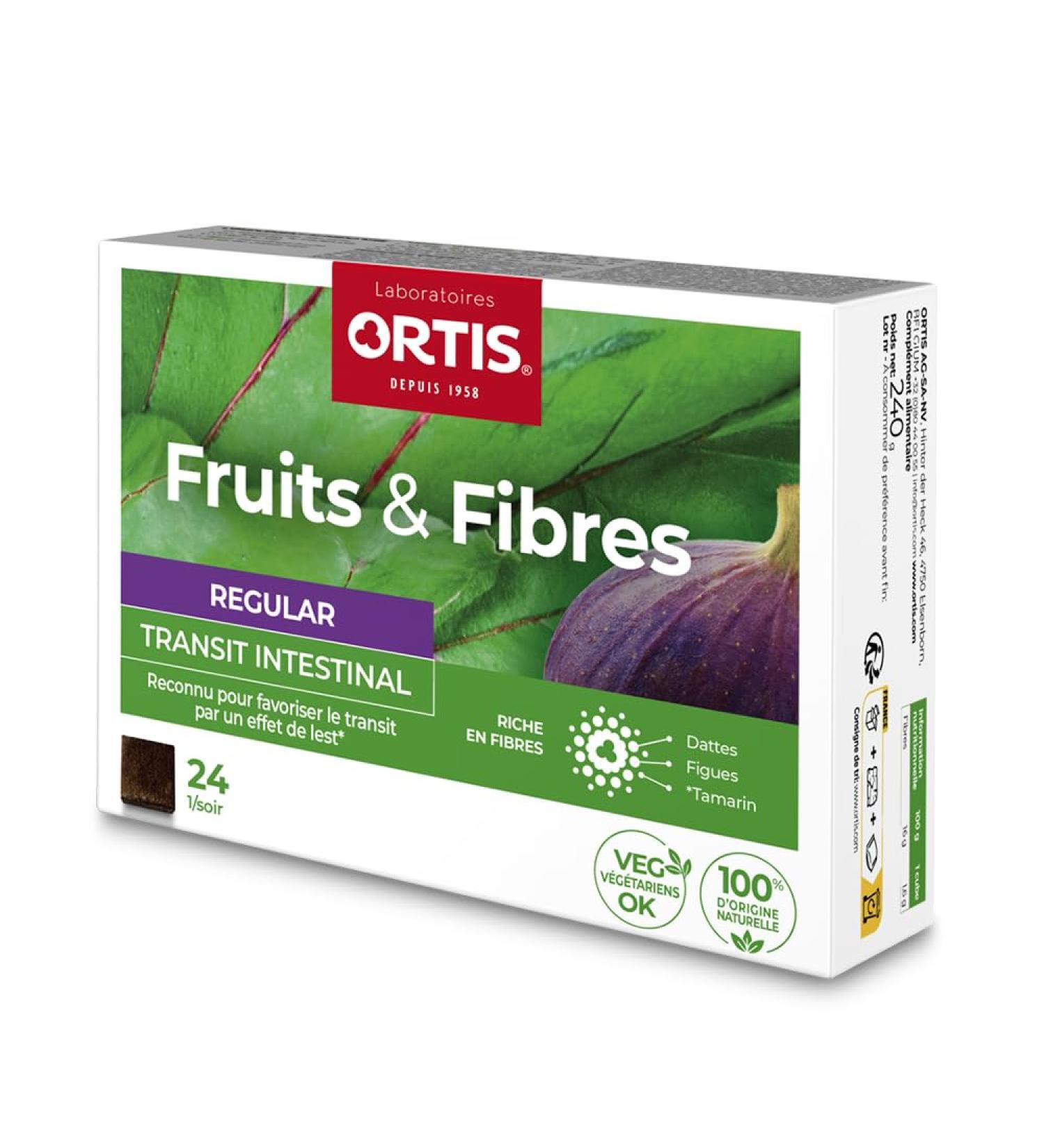 Ortis Fruits & Fibres Regular 24 Cubes - Buy Online on GoSupps.com