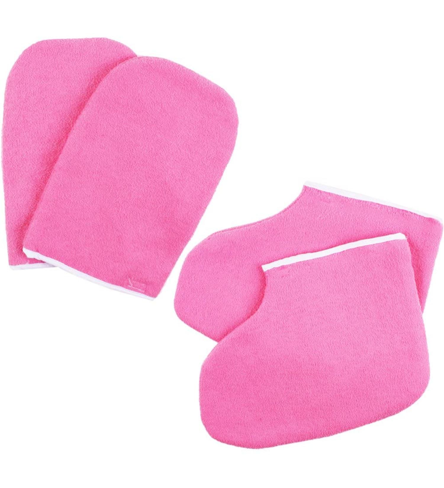 1 Ensemble Mitaines de Cire de Paraffine Mitaines de Pied Souples Couverture de Pieds de Spa Chaussons en Forme - Buy Online on GoSupps.com