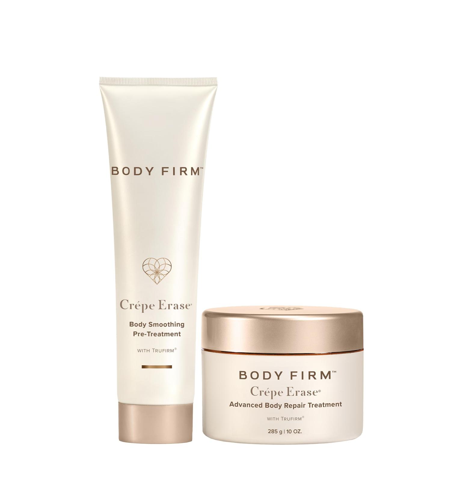 Crepe Erase 2-Step Advanced Body Care Treatment | Anti-Aging Moisturizer & Exfoliator for Firm Youthful Skin | Wrinkle & Crepe Skin Support | Citrus Formula - Buy Online on GoSupps.com