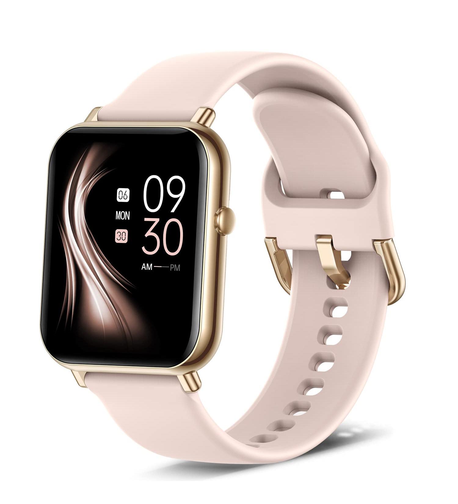 ASWEE Smart Watch Fitness Tracker with Heart Rate, Blood Oxygen, Sleep Monitor - 1.69 Touch Screen, IP68 Waterproof, Step Counter - Gold | For Kids, Women, Men - iOS Android - Best Value - Buy Online on GoSupps.com