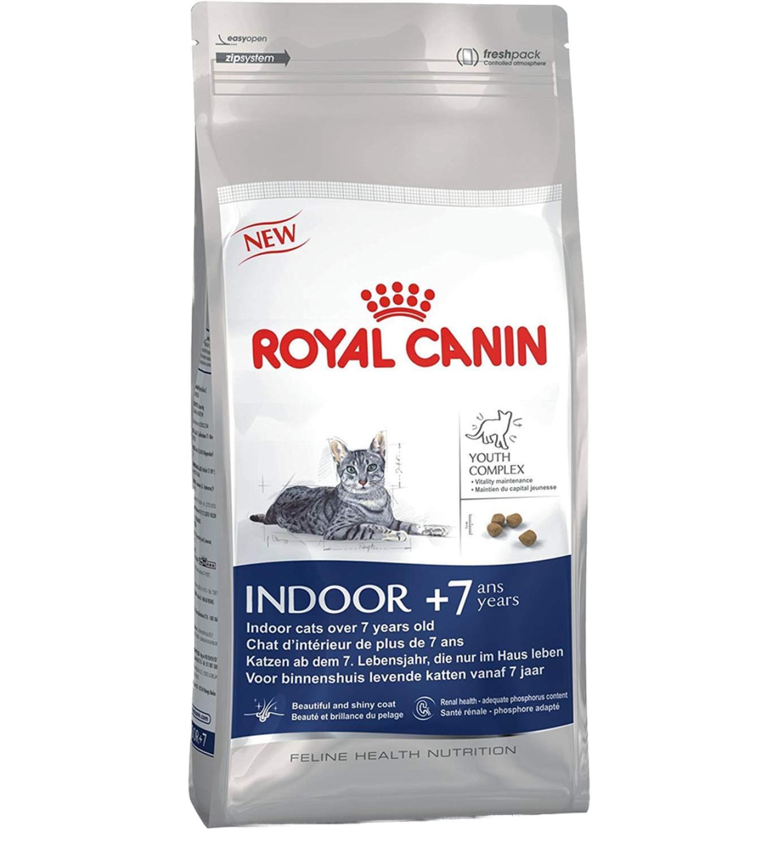 Royal Canin Indoor 7+ Complete Dry Cat Food 1.5kg - Buy Online on GoSupps.com