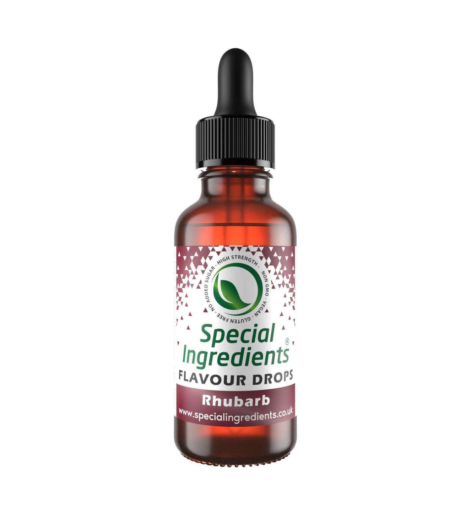 Special Ingredients Rhubarb Flavour Drop 30ml - Highly Concentrated Vegan & GMO-Free Flavouring - Buy Online on GoSupps.com