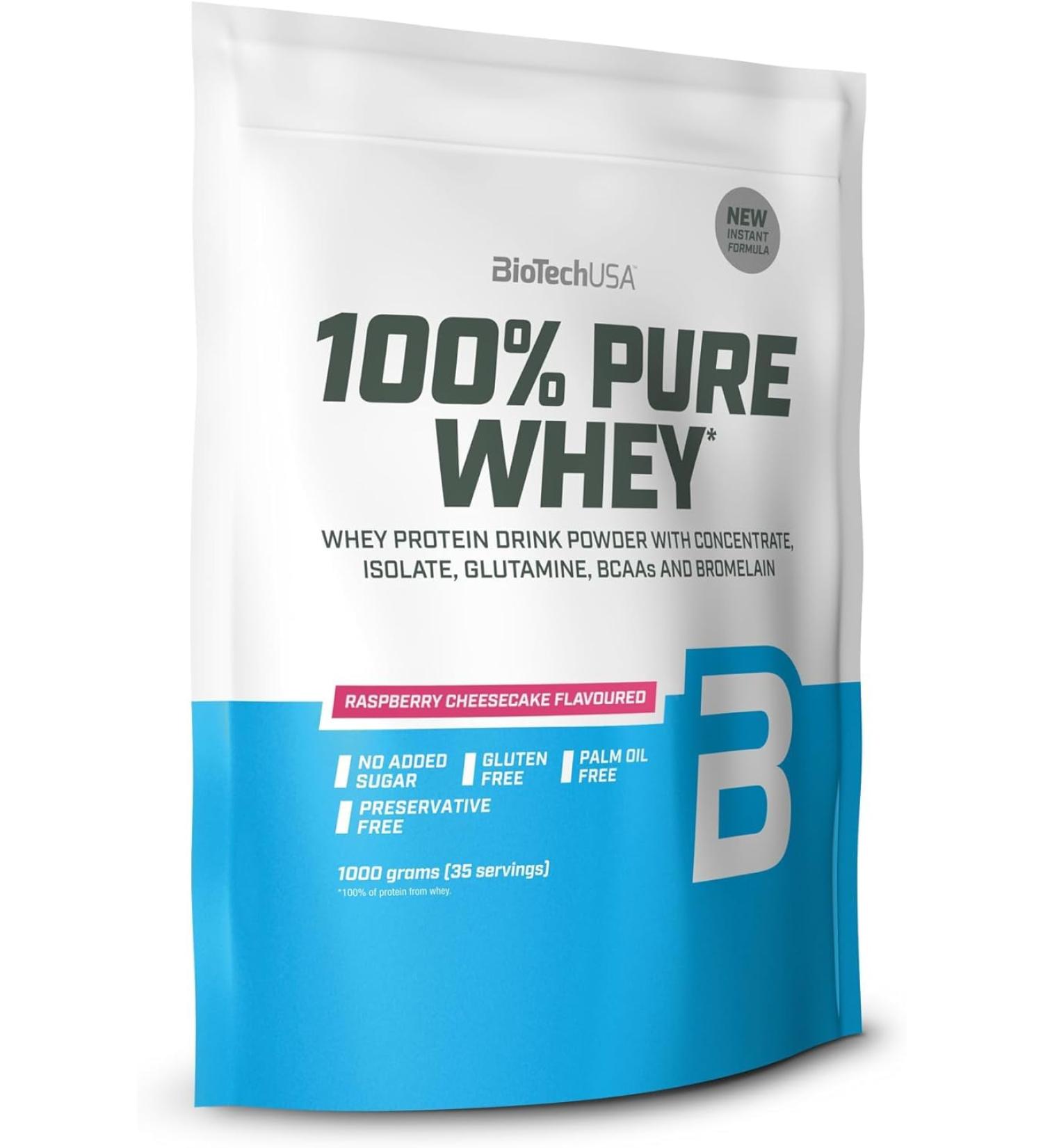  BioTechUSA BioTechUSA 100 % pure Whey - 1000 g - Buy Online on GoSupps.com