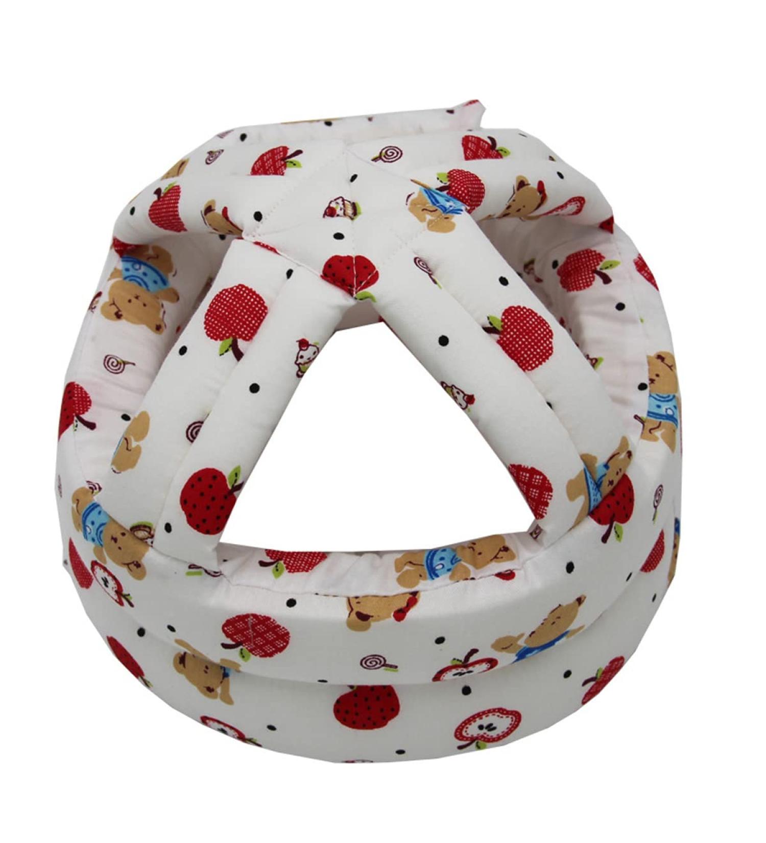White Bear Baby Protection Helmet | Adjustable Toddler Safety Hat | Soft Infant Head Protection for Crawling & Walking - Buy Online on GoSupps.com