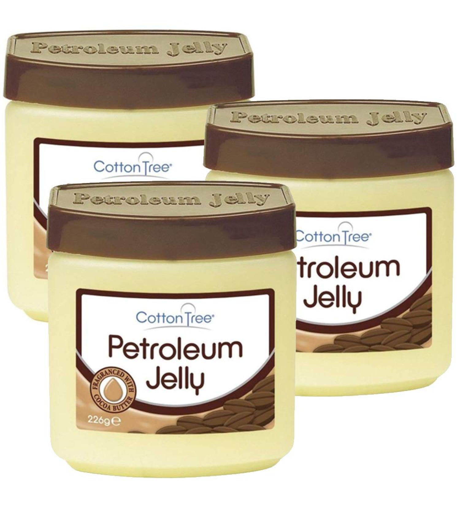 Cotton Tree Petroleum Jelly scented with cocoa butter 226 g 3 pieces