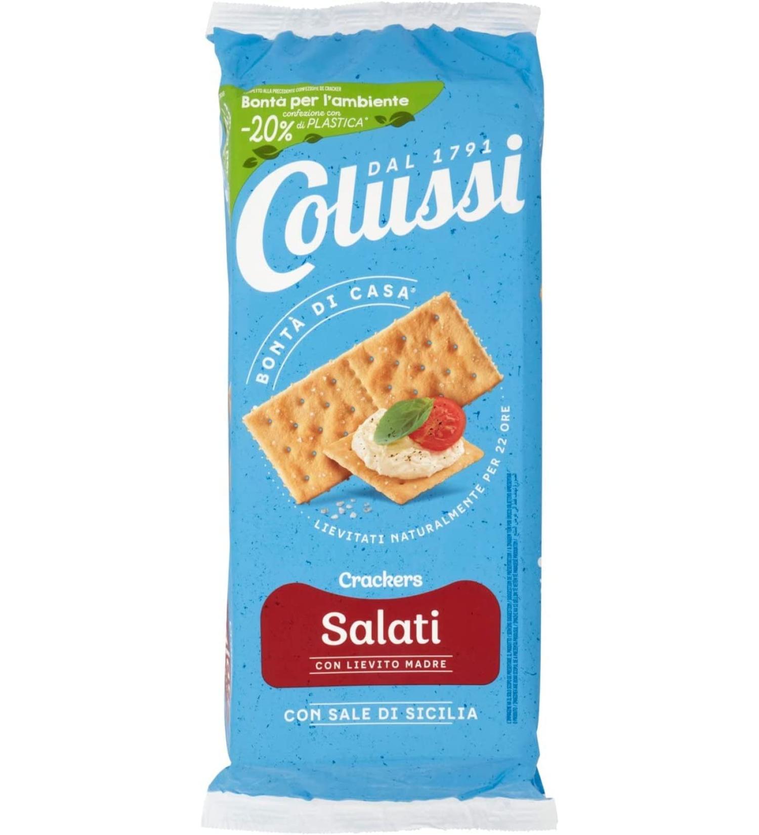Colussi Crackers salati Pack of 3 salty biscuits 500 g - Buy Online on GoSupps.com