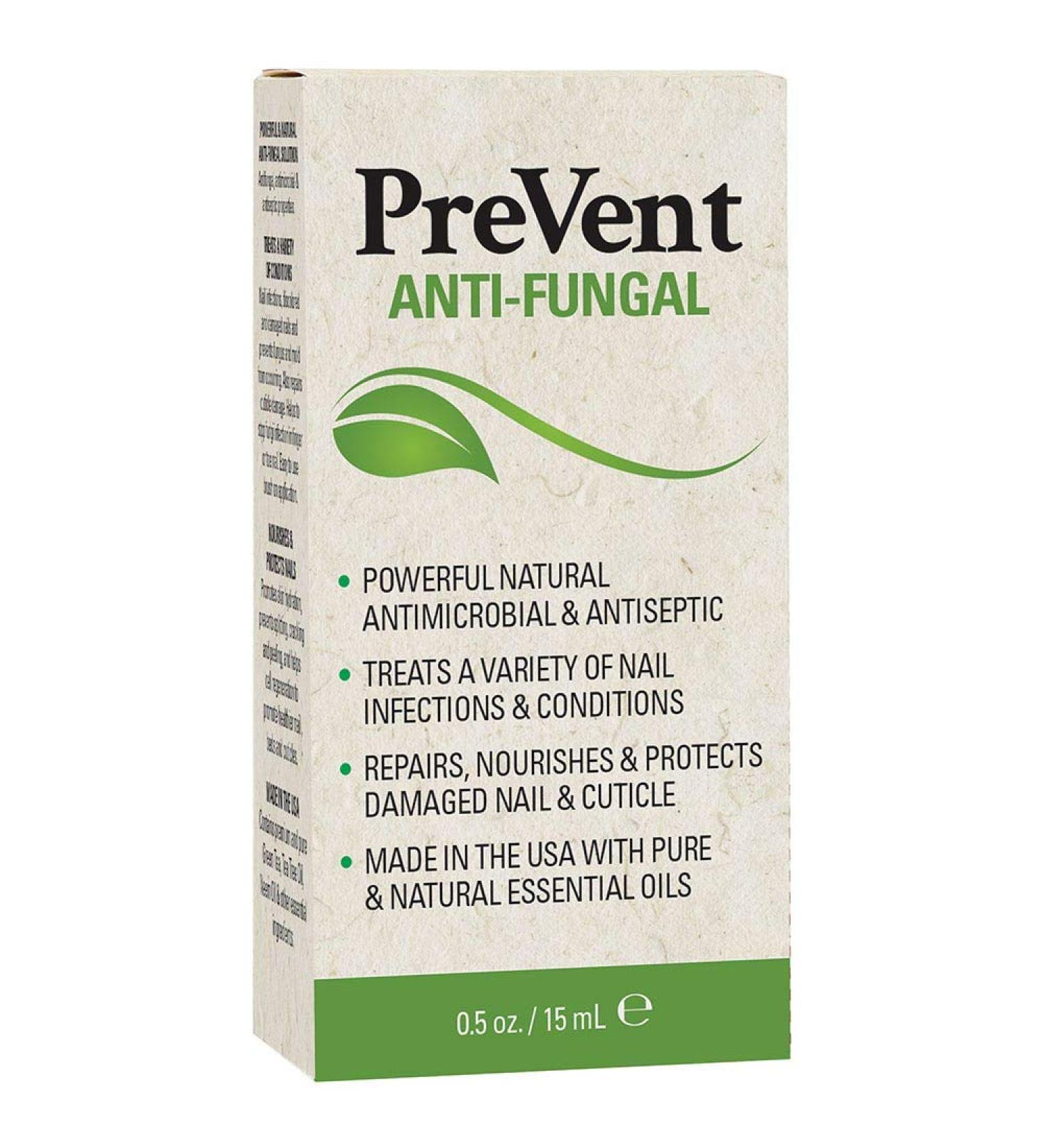 PreVent Anti-Fungal Daily Treatment - Natural Antimicrobial & Antiseptic for Nail Repair and Protection - 0.5 oz - Buy Online on GoSupps.com