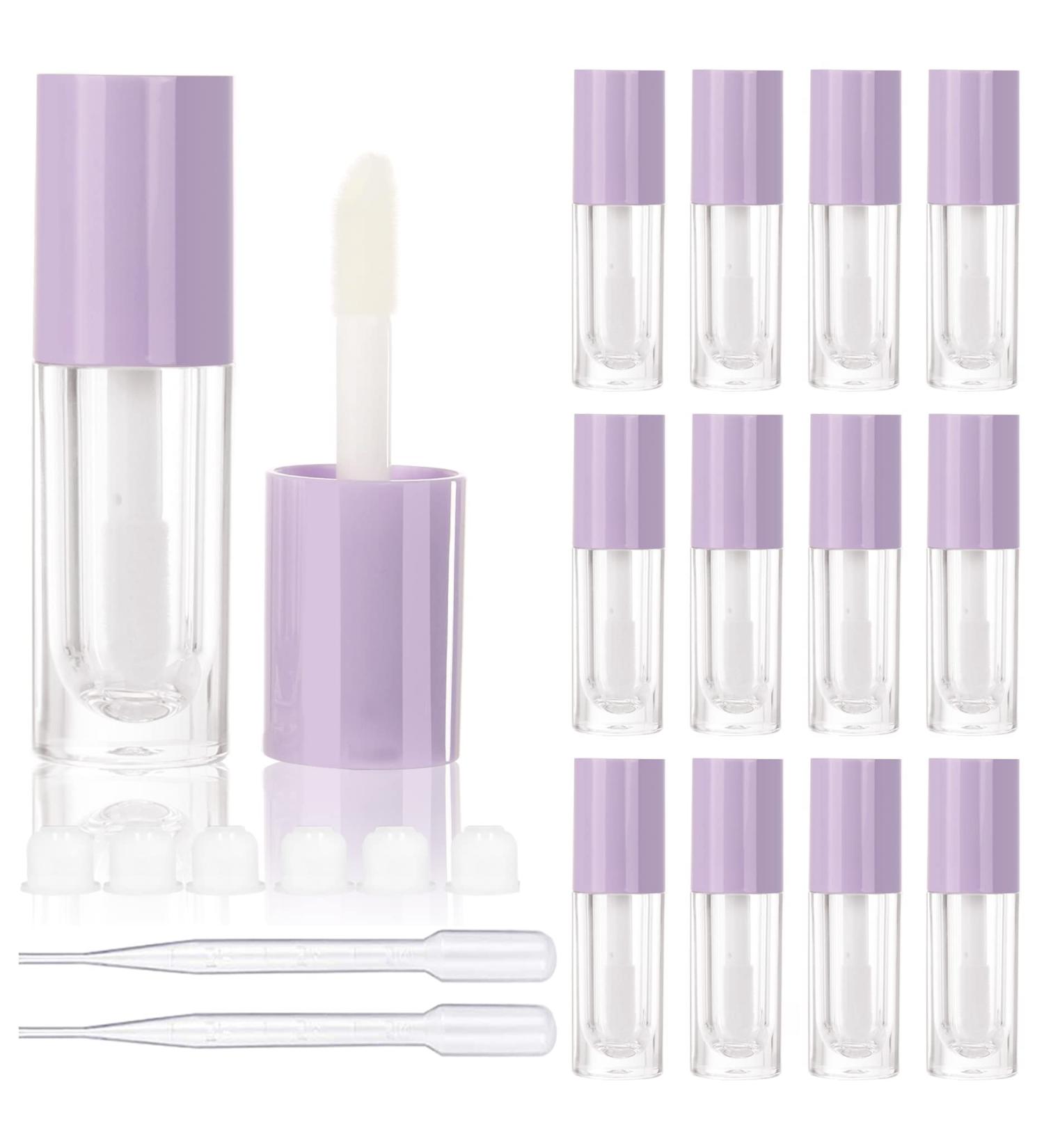 COSIDEA Lot de 14 tubes vides pour gloss l vres 6 ml (violet) - Buy Online on GoSupps.com