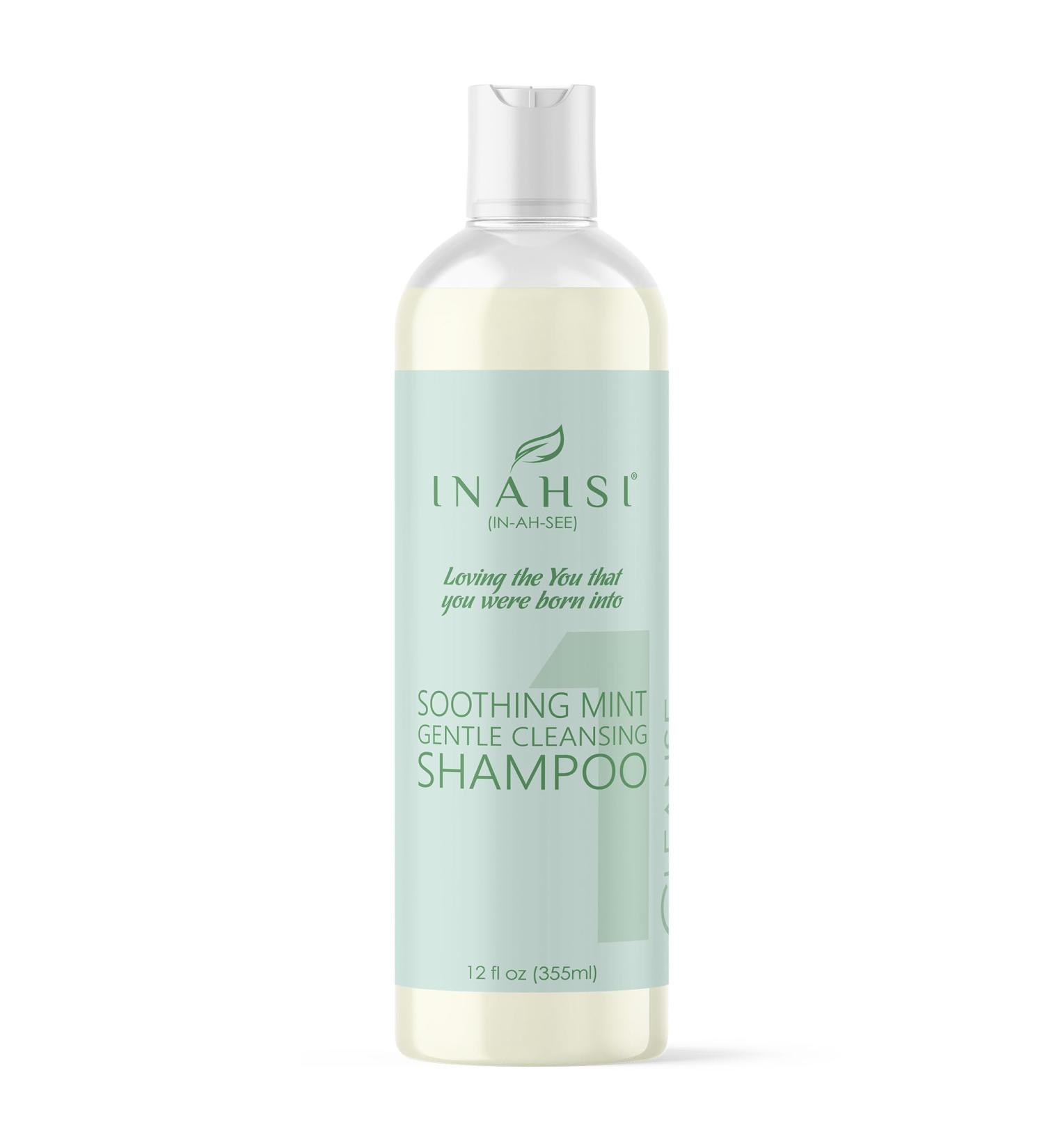 Soothing Mint Gentle Cleansing Shampoo | 12oz Hair Shampoo for Curly Hair | Best Hair Products for Men Women & Kids | Made in USA - Buy Online on GoSupps.com