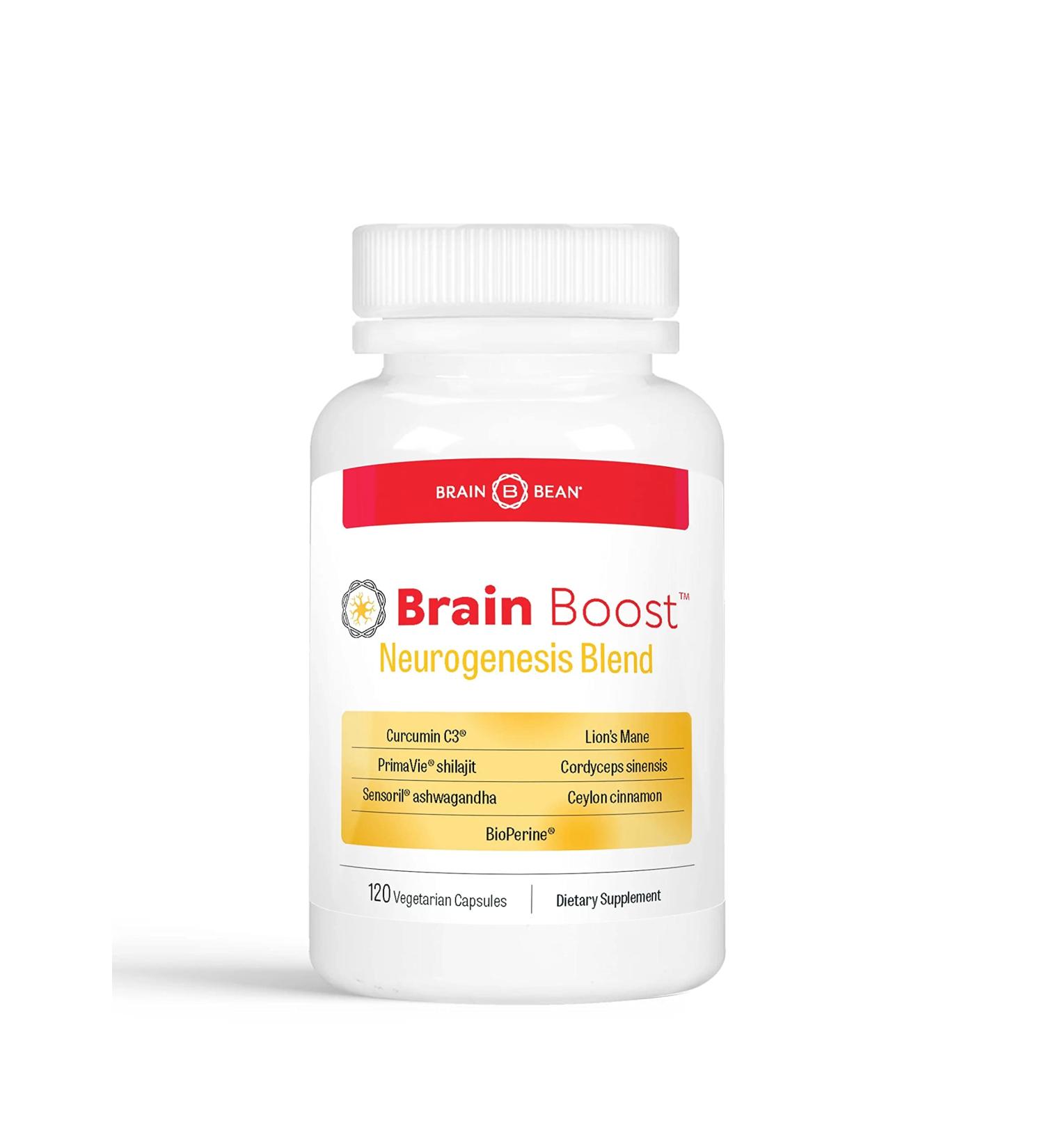 Brain Boost Capsules | with Curcumin Cordyceps Hericium Ceylon Cinnamon Purified Shilajit and Ashwagandha | 30 Servings - Buy Online on GoSupps.com