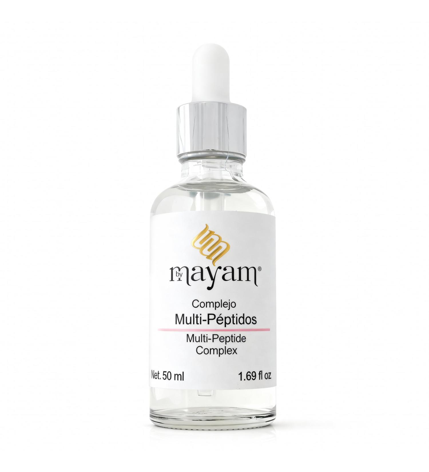 Mayam Beauty Multi-Peptide Complex Serum for Face Anti-Aging, Wrinkle Smoothing & Skin Firming, 50ml - Buy Online on GoSupps.com
