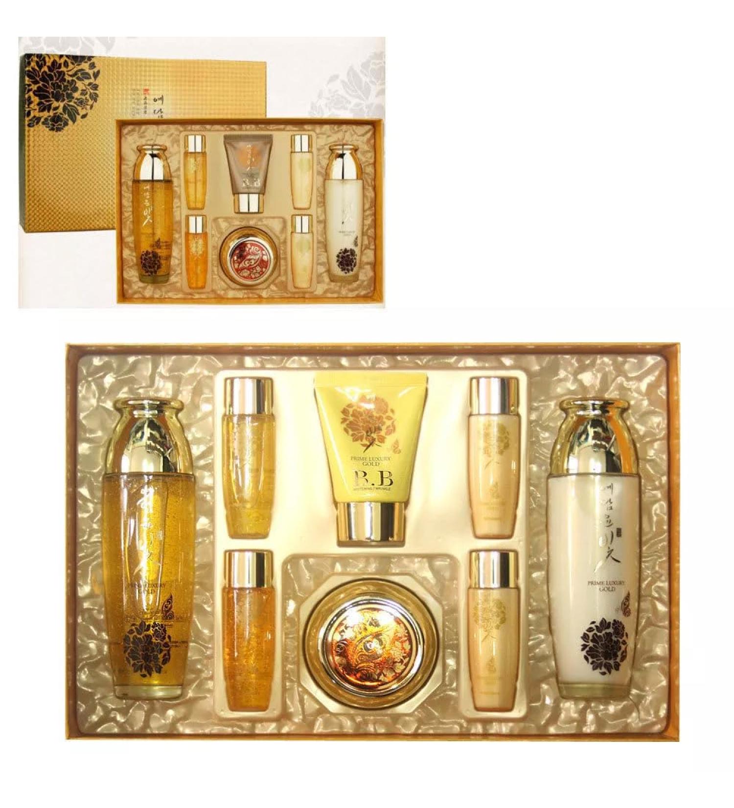 Premium Luxury Gold Women Facial Skin Care Set (4Pcs) Beauty & Personal Care Nourishing And Moisturizing Calming Korea Cosmetic for Yedam Yun Bit - Buy Online on GoSupps.com