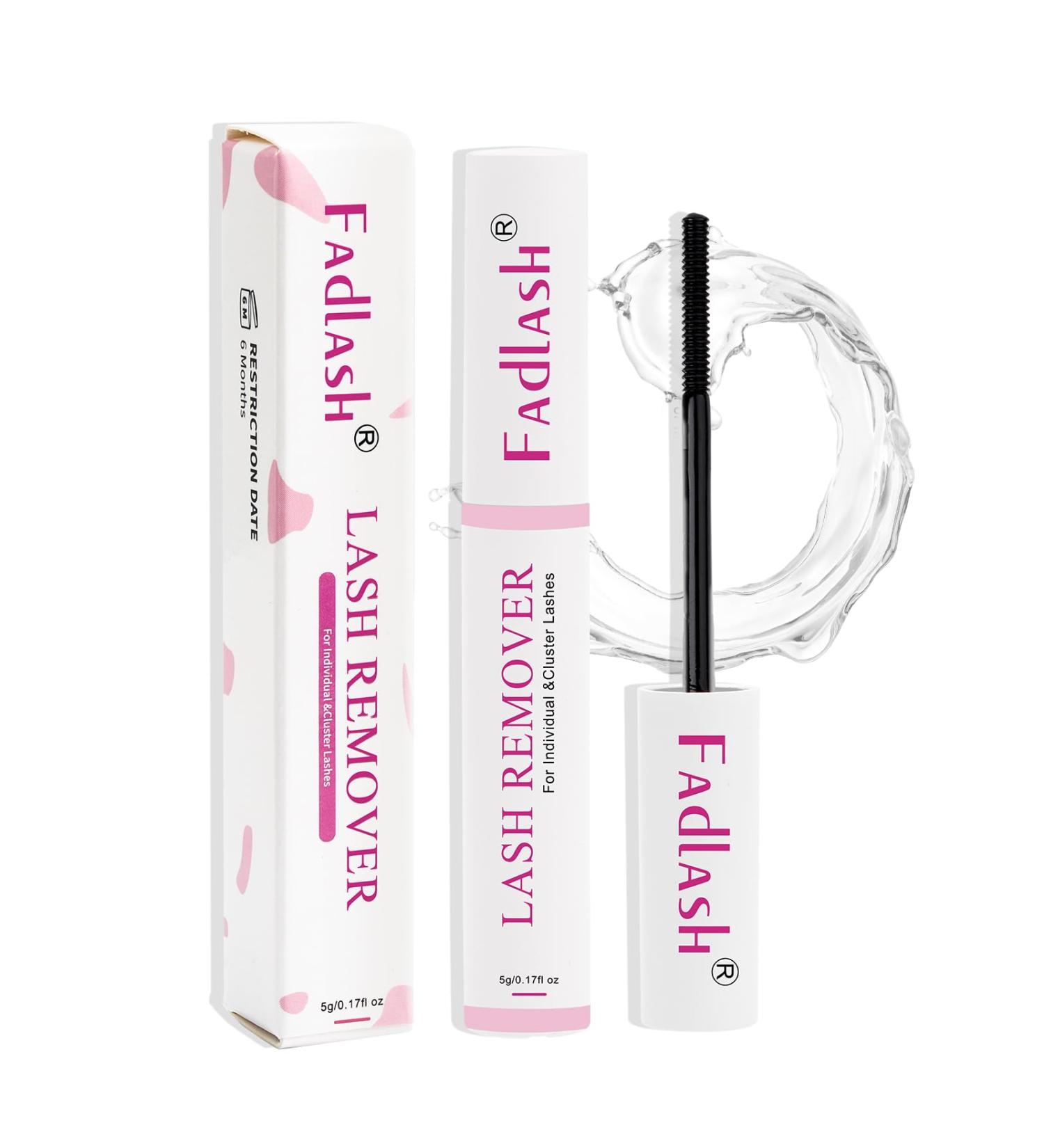 Lash Remover for Extensions - Gentle 5ml Clear Cluster Glue Remover for Easy Safe Eyelash Removal - Buy Online on GoSupps.com