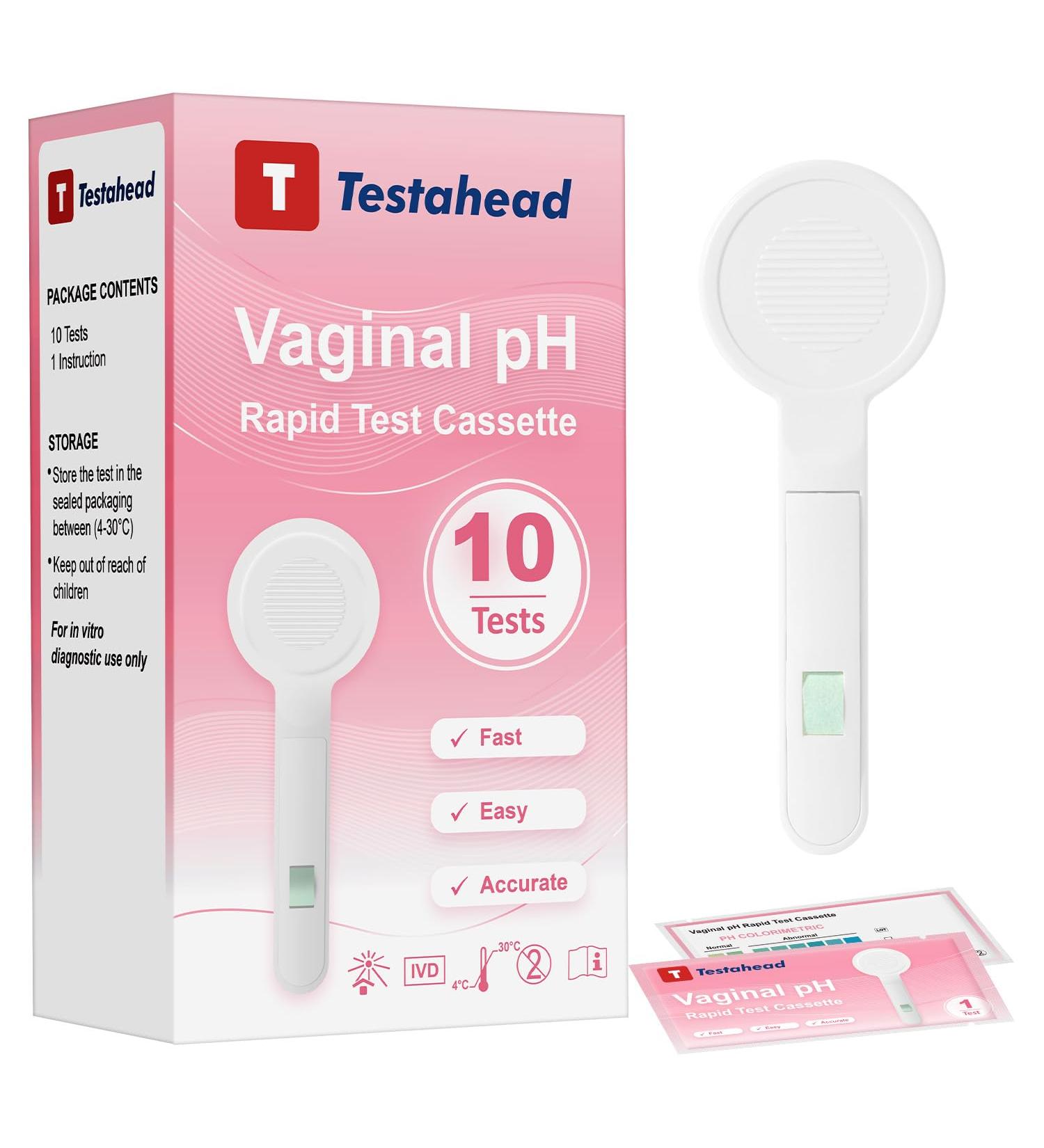 Vaginal pH Test Strips Kit - Feminine Health Bacterial & Trichomonas Vaginitis 10-Packs Ships Internationally - Buy Online on GoSupps.com