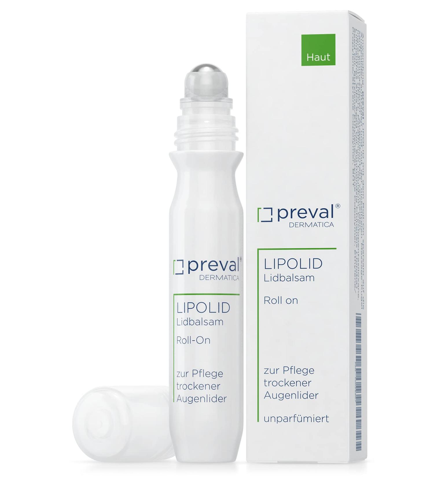 Buy preval LIPOLID Eyelid Balm Roll-On | Gentle Hydration for Dry Eyelids | 15 ml | International Shipping Available - Buy Online on GoSupps.com