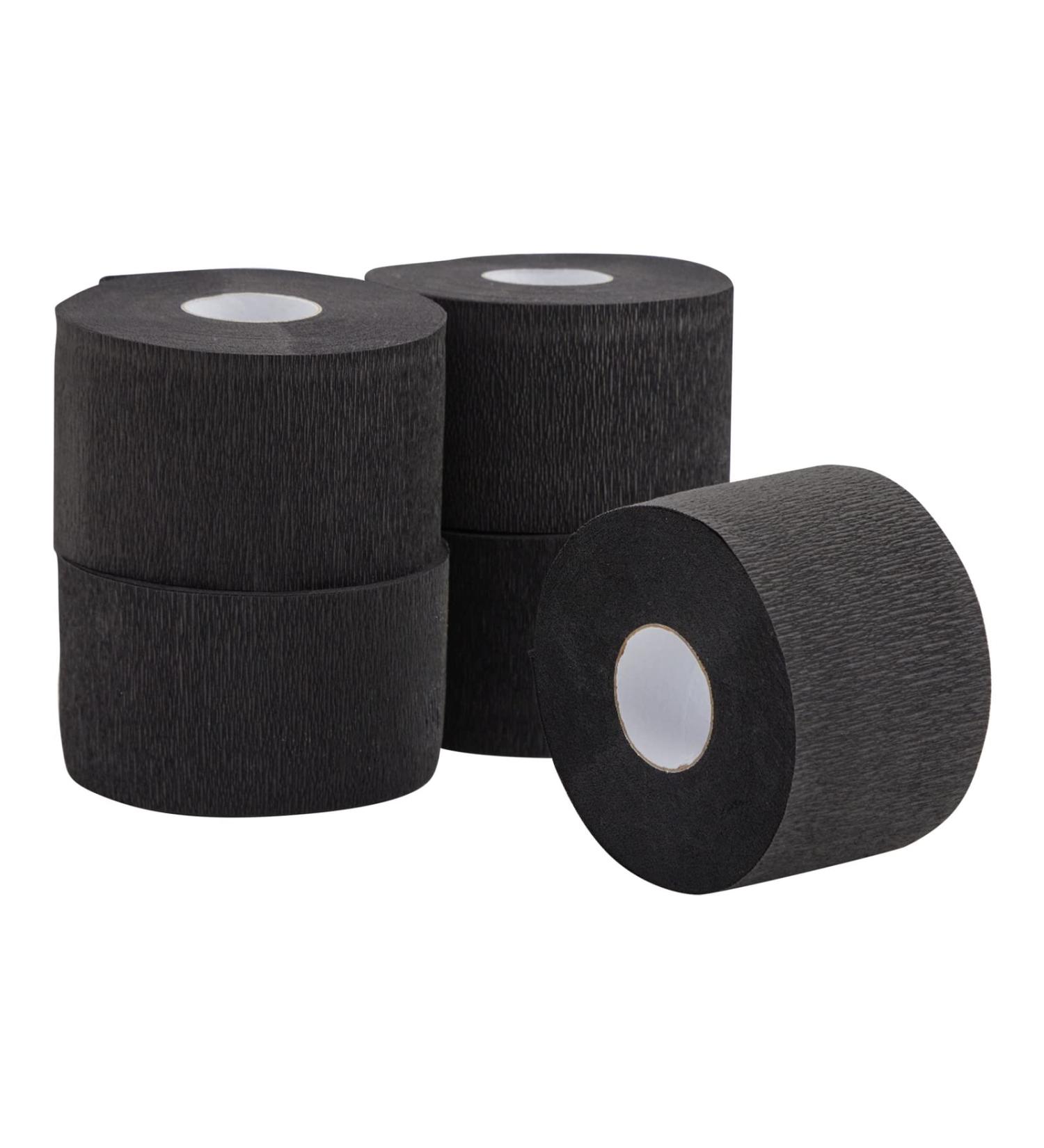 500 Disposable Barber Neck Strips - Black, 2.5 x 11 In, 5 Rolls - Salon & Barber Supplies - Buy Online on GoSupps.com