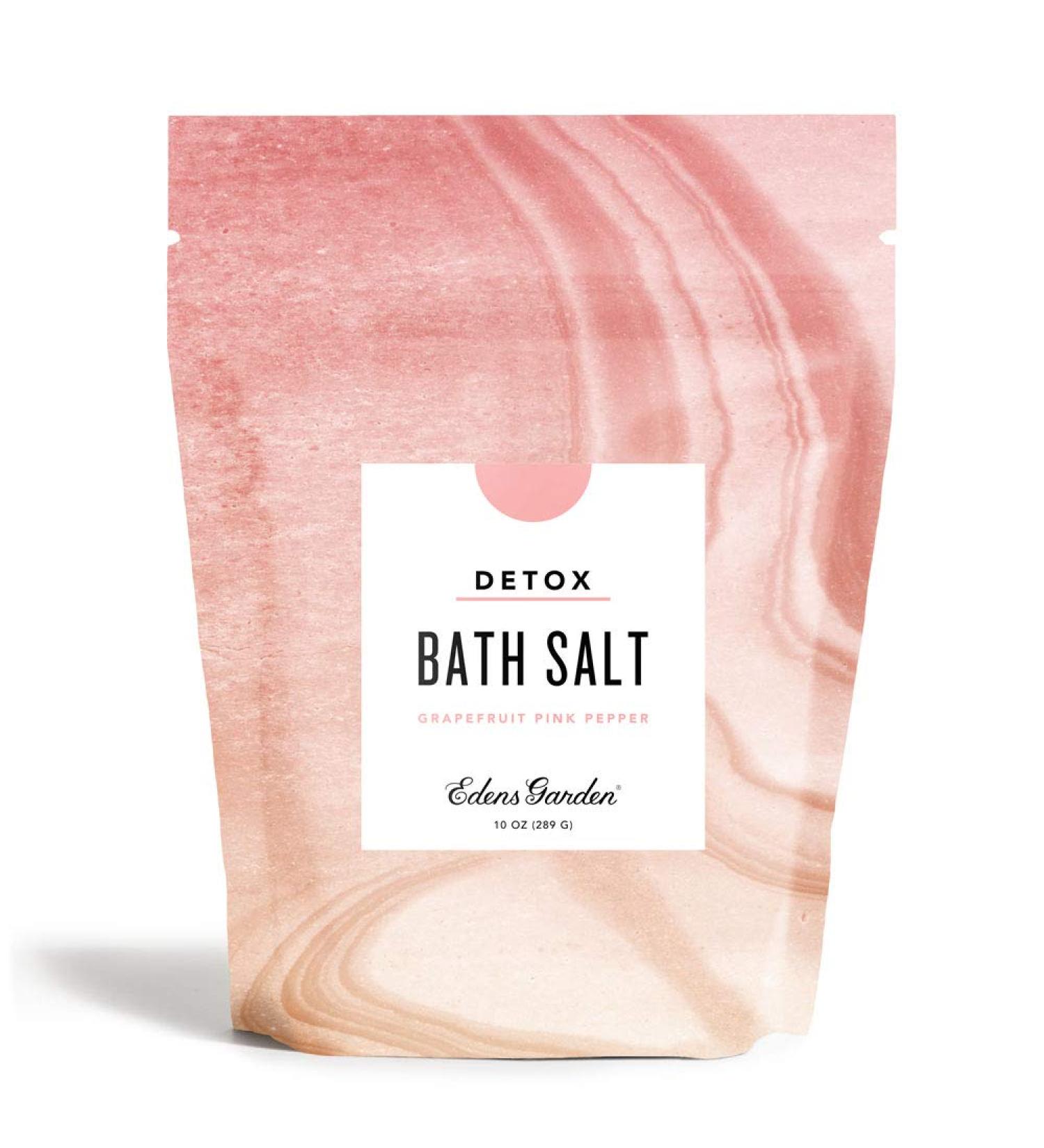 Edens Garden Grapefruit Pink Pepper Mineral Bath Salt (Made with Essential Oils  Epsom & Celtic Sea Salt)  10 oz