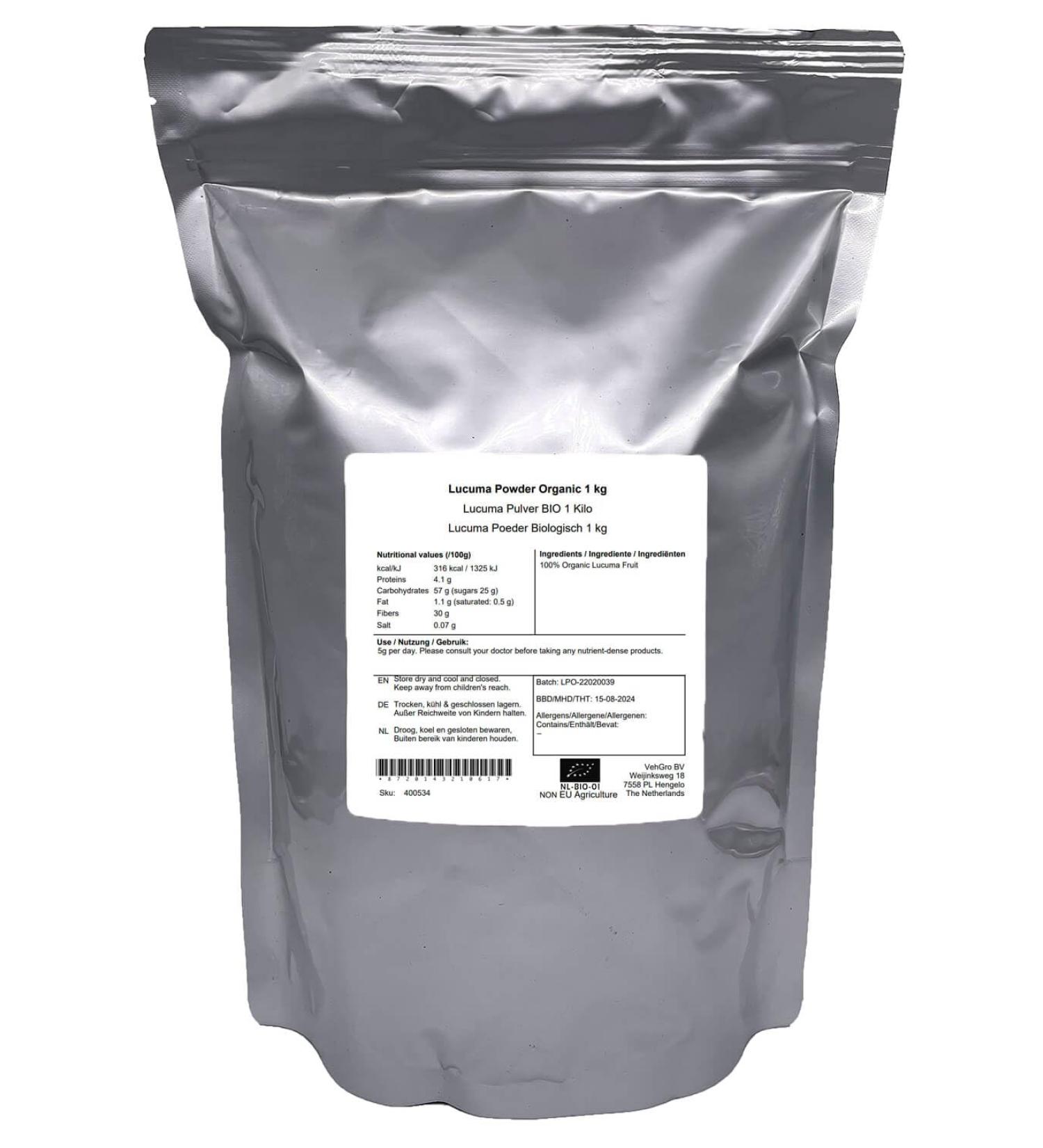 Holyflavours Organic Lucuma Powder 1 Kg - Natural Superfood for Health & Wellness - Buy Online on GoSupps.com