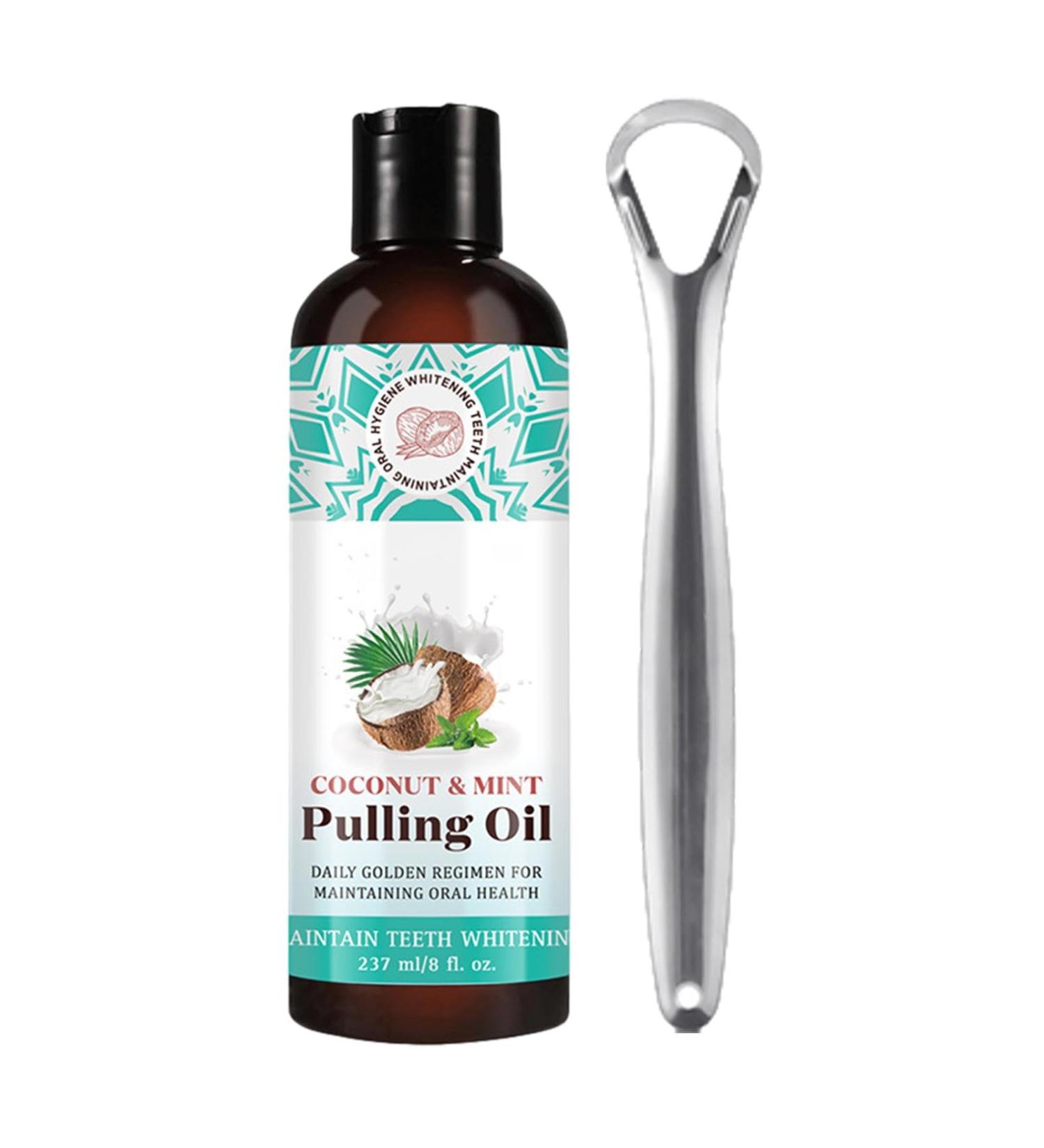 Oil-Pulling Mouthwash 237ml | Fresh Breath & Healthy Gums | Essential Oils for Oral Care - Buy Online on GoSupps.com