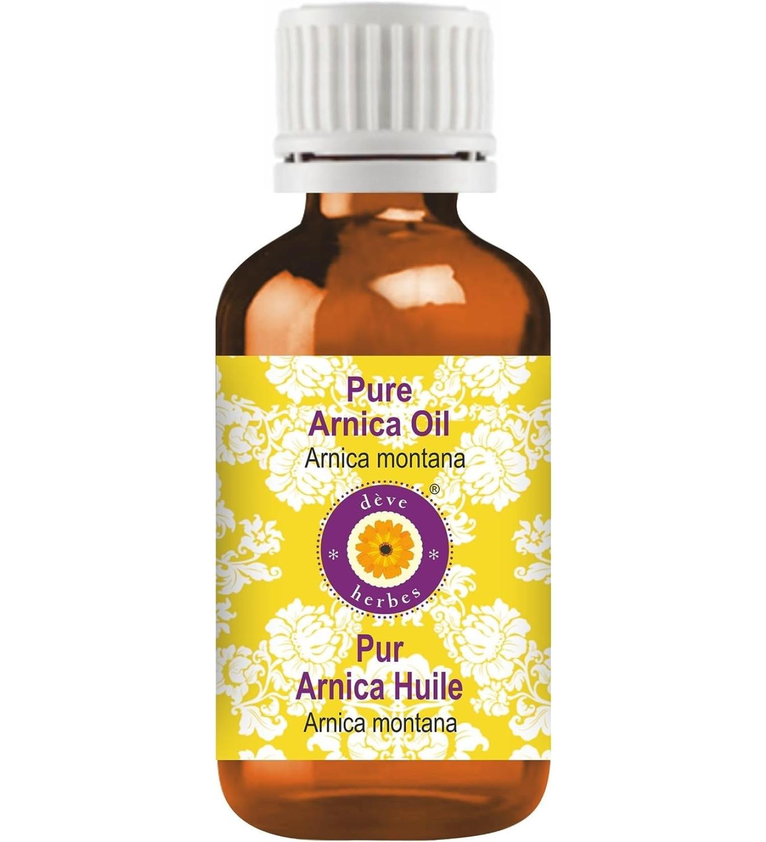 d ve herbes Pure Arnica Oil (Arnica Montana) 10ml (0.33 oz) - Buy Online on GoSupps.com