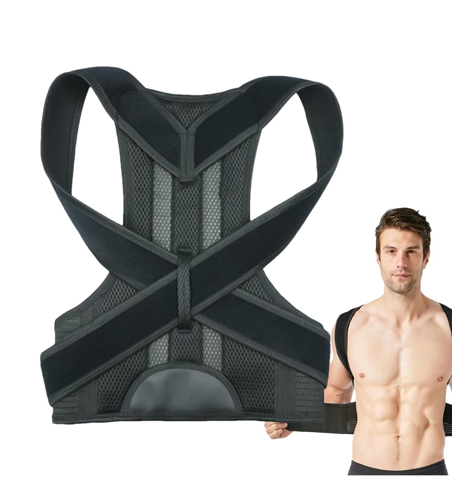Back Posture Corrector Adjustable Shoulder Brace Upper Back Support Belt Training Belts Back Support Straightener Posture Support Brace Soft Posture Corrector for Women Men 2xl - Buy Online on GoSupps.com