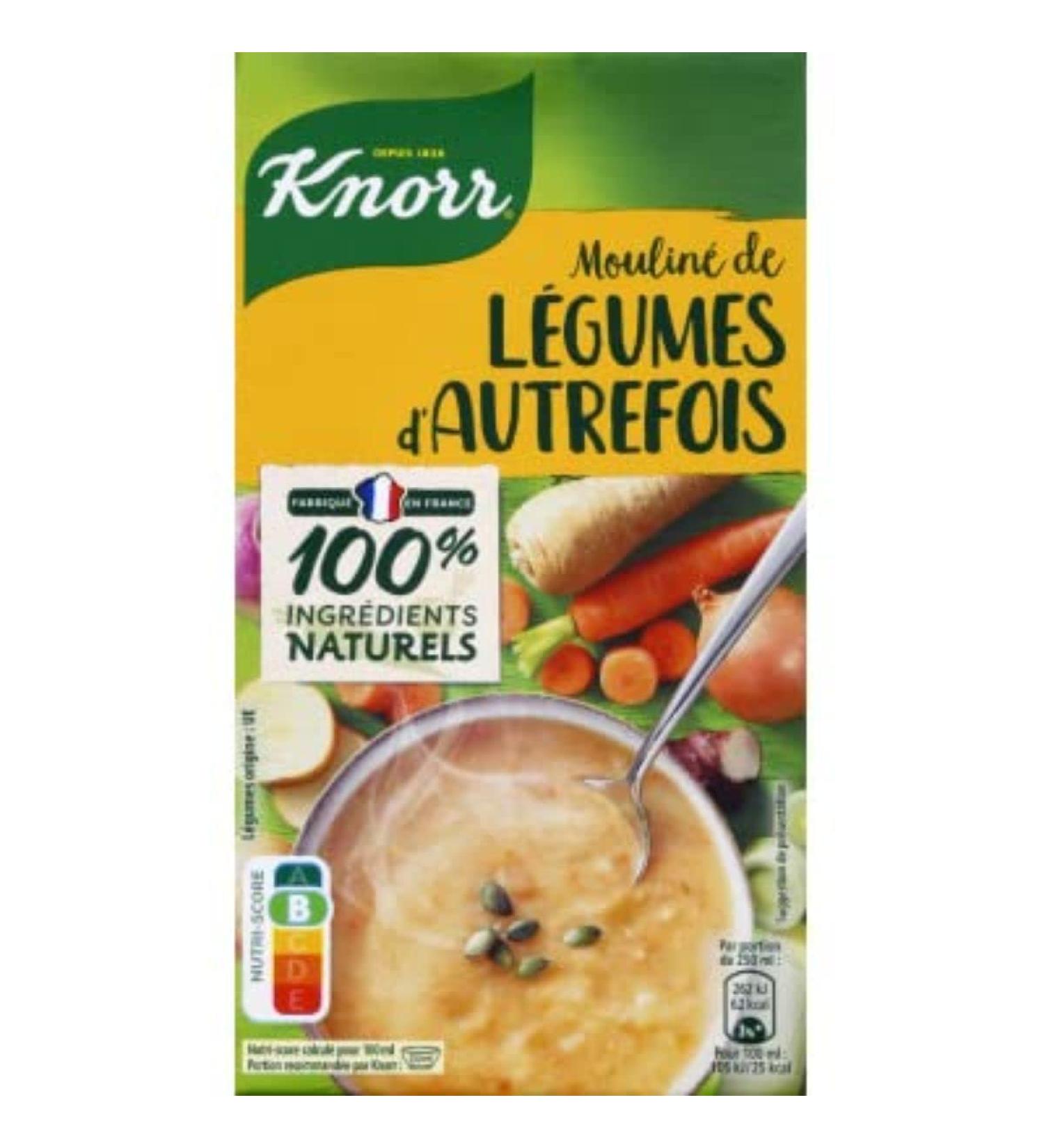 Knorr Knorr Milled soup of vegetables of yesterday Vegetables Grown in the open fields The brick of 1L
