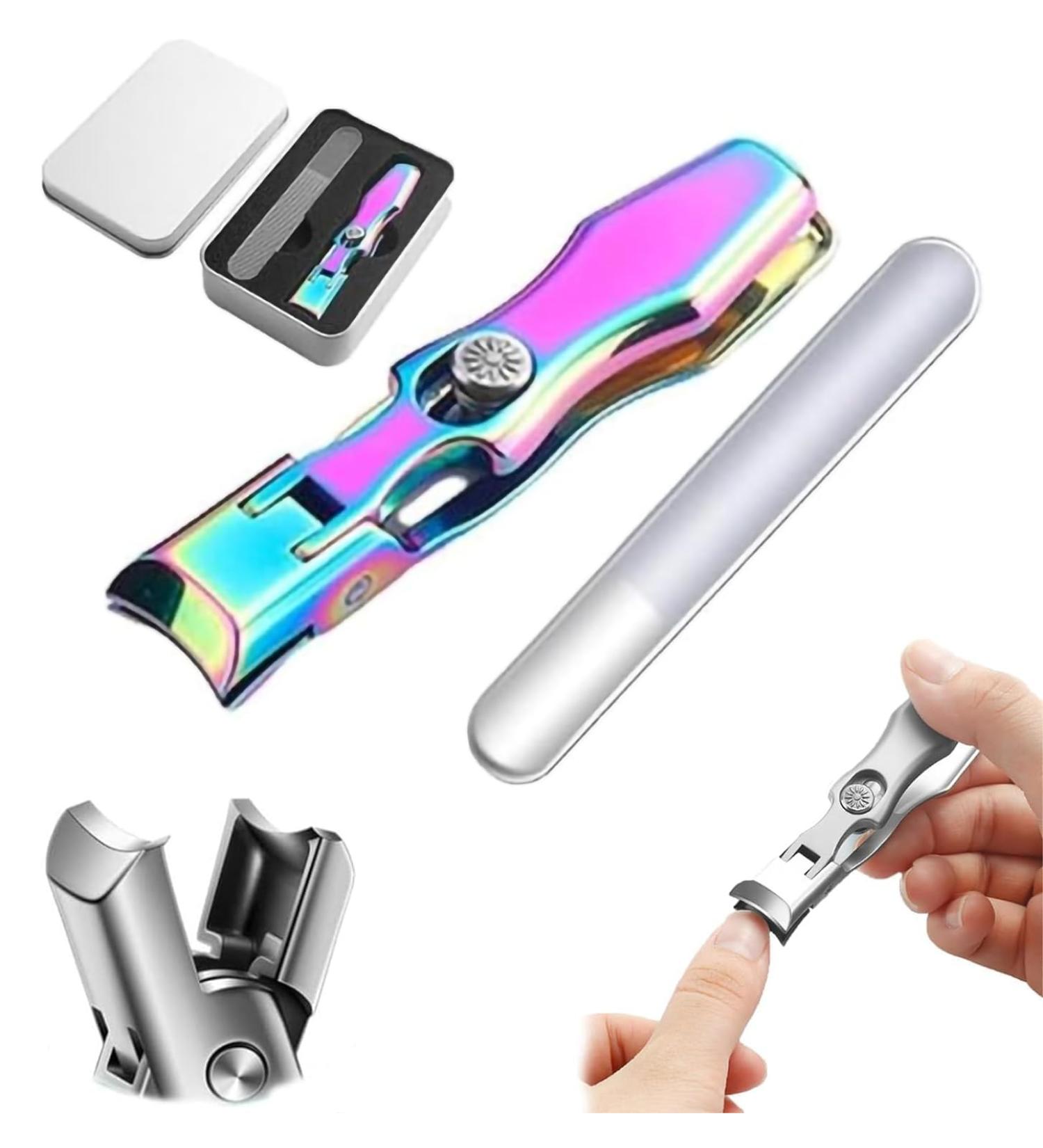 German Nail Clippers for Men - 2024 Ultra Sharp Portable Nail Clippers with Storage Box & Grinder for Thick Nails - Luxury Quality - Buy Online on GoSupps.com