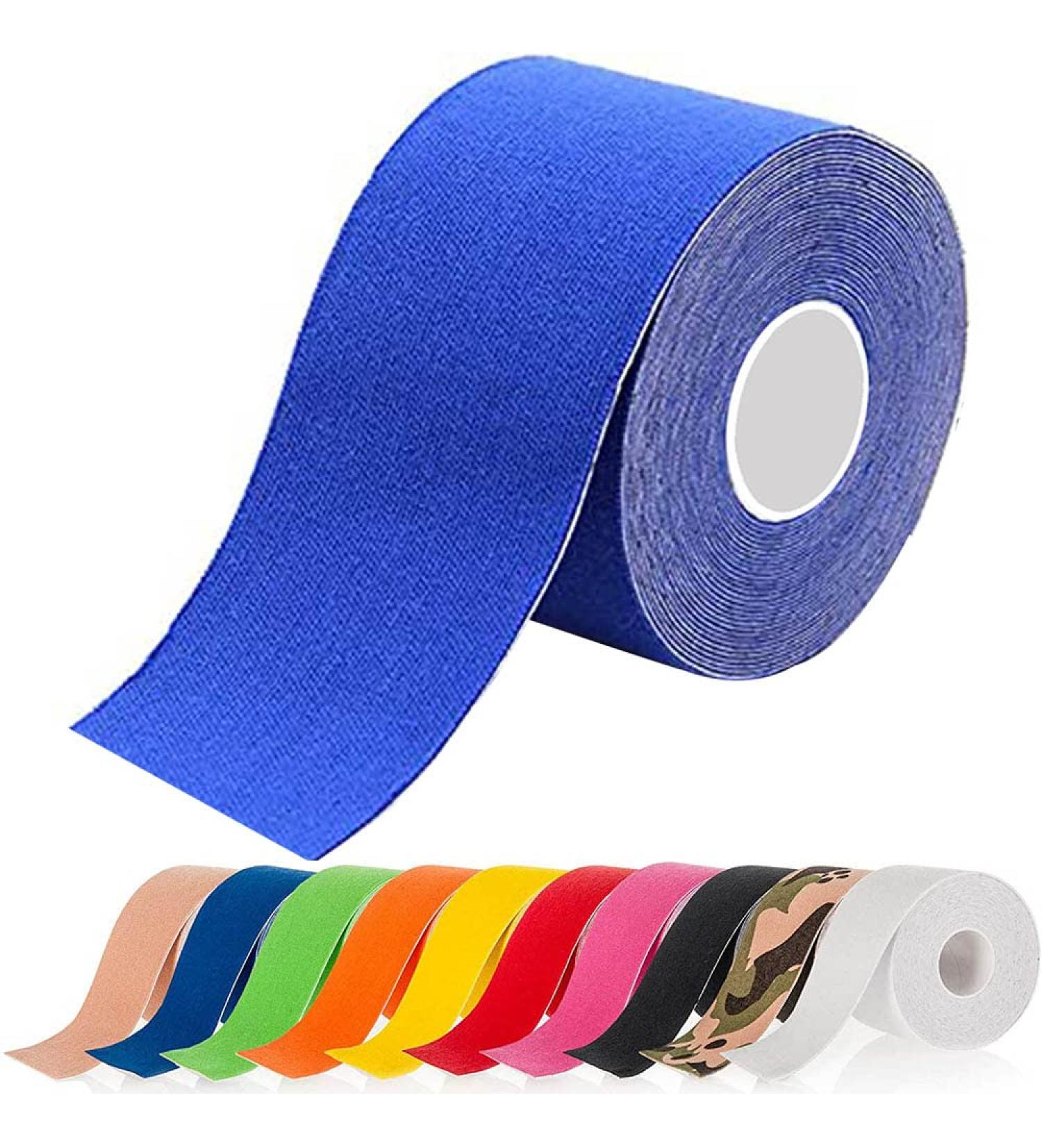 ATETEO Kinesiology Tape M Dark Blue Small - 5m x 2.5cm - Buy Online on GoSupps.com