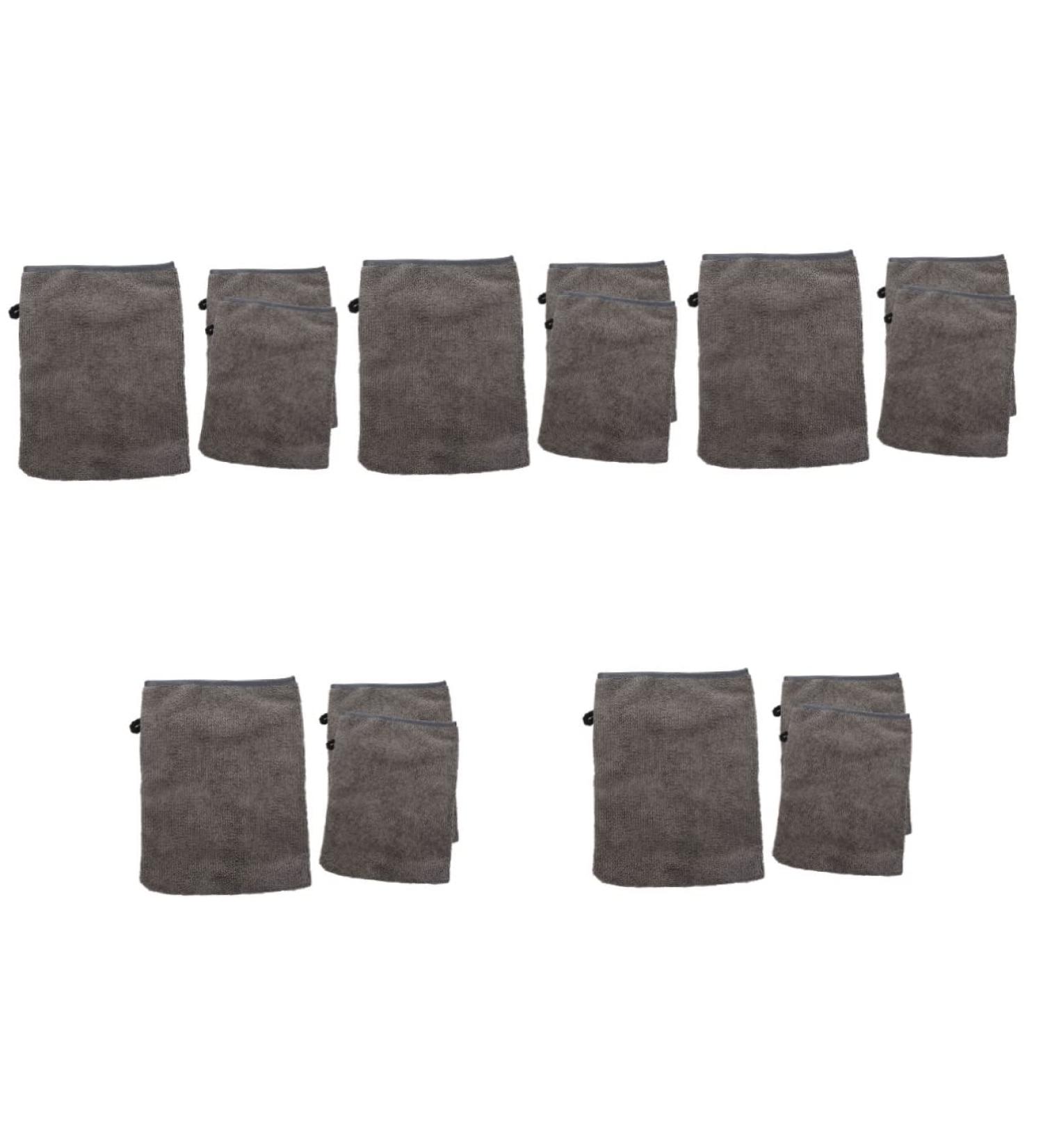 5 Pairs GLEAVI Fiber Makeup Remover Gloves for Body and Face - Korean Exfoliating Mitts for Men, Women, and Children - Bathing Scrubber and Spa Exfoliator Mitts - Grey (20.7x14x0.5cm) - Buy Online on GoSupps.com