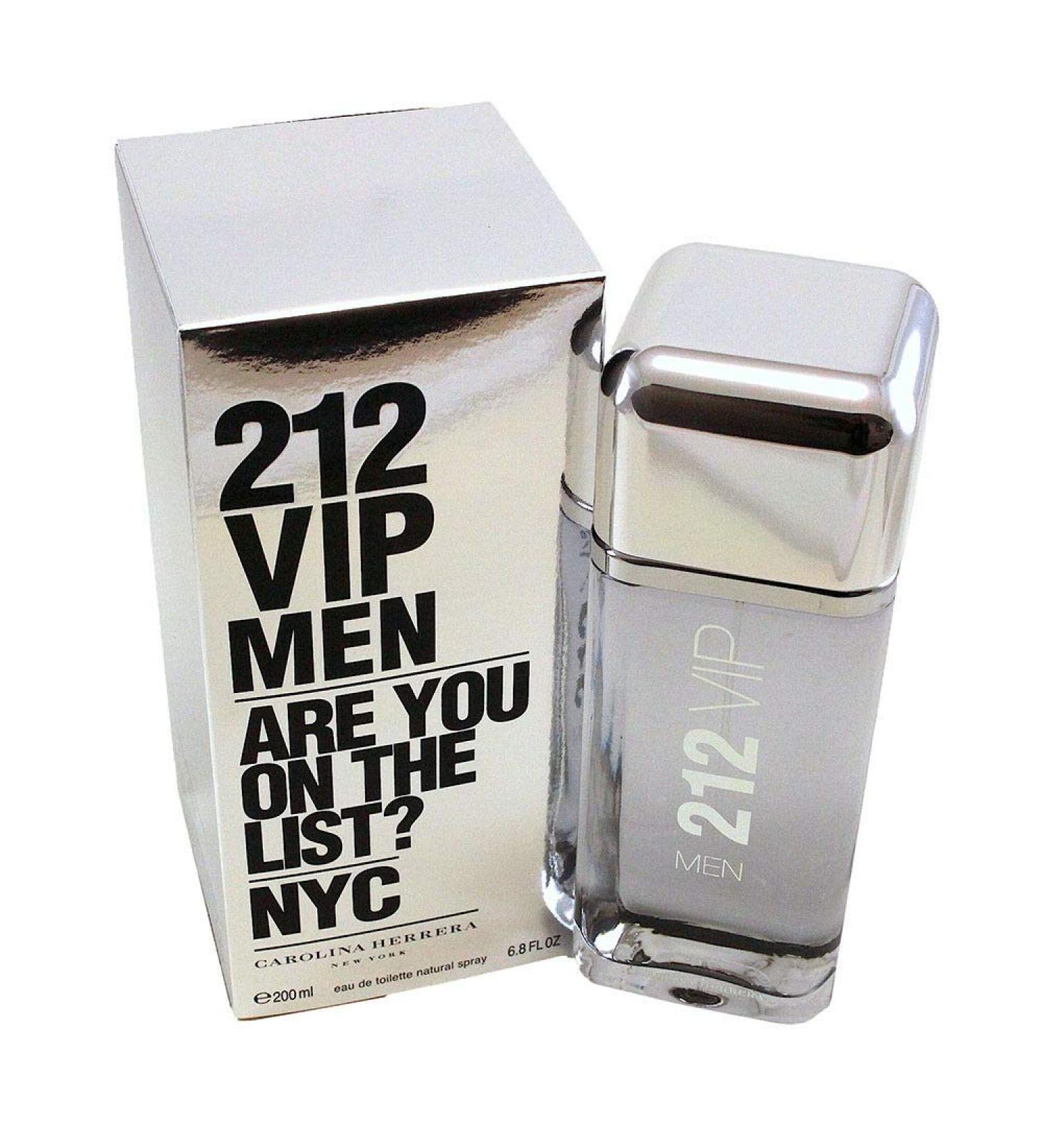 212 Vip By Carolina Herrera Eau De Toilette Spray 6.8 Oz (Packaging may vary) Mint 6.8 Fl Oz (Pack of 1)