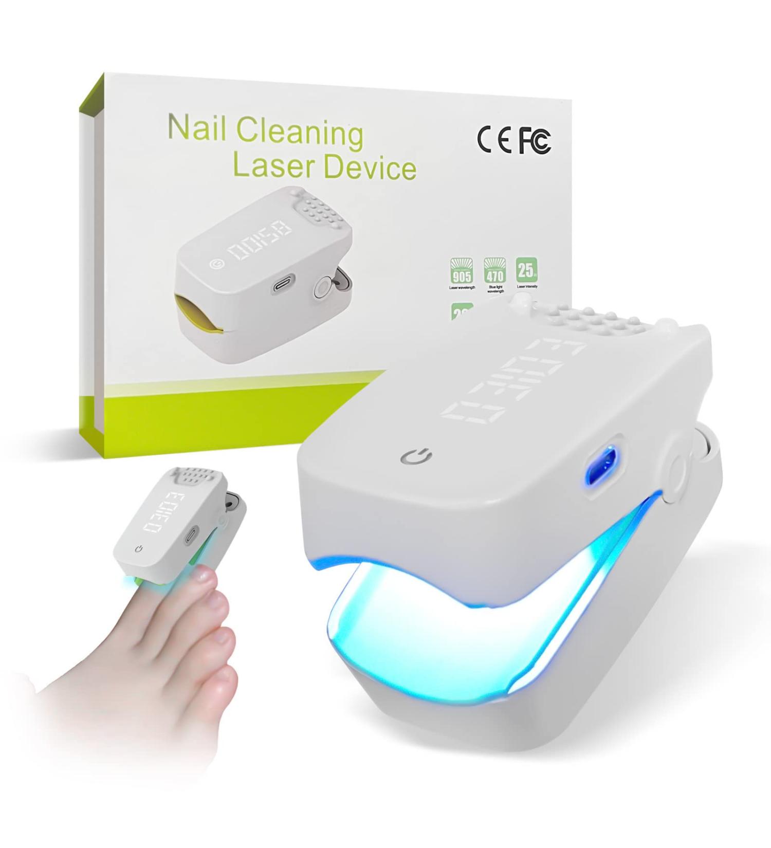 Blue Light Nail Repair Laser Treatment Device | Rechargeable Toenail & Fingernail Repair Kit - Buy Online on GoSupps.com
