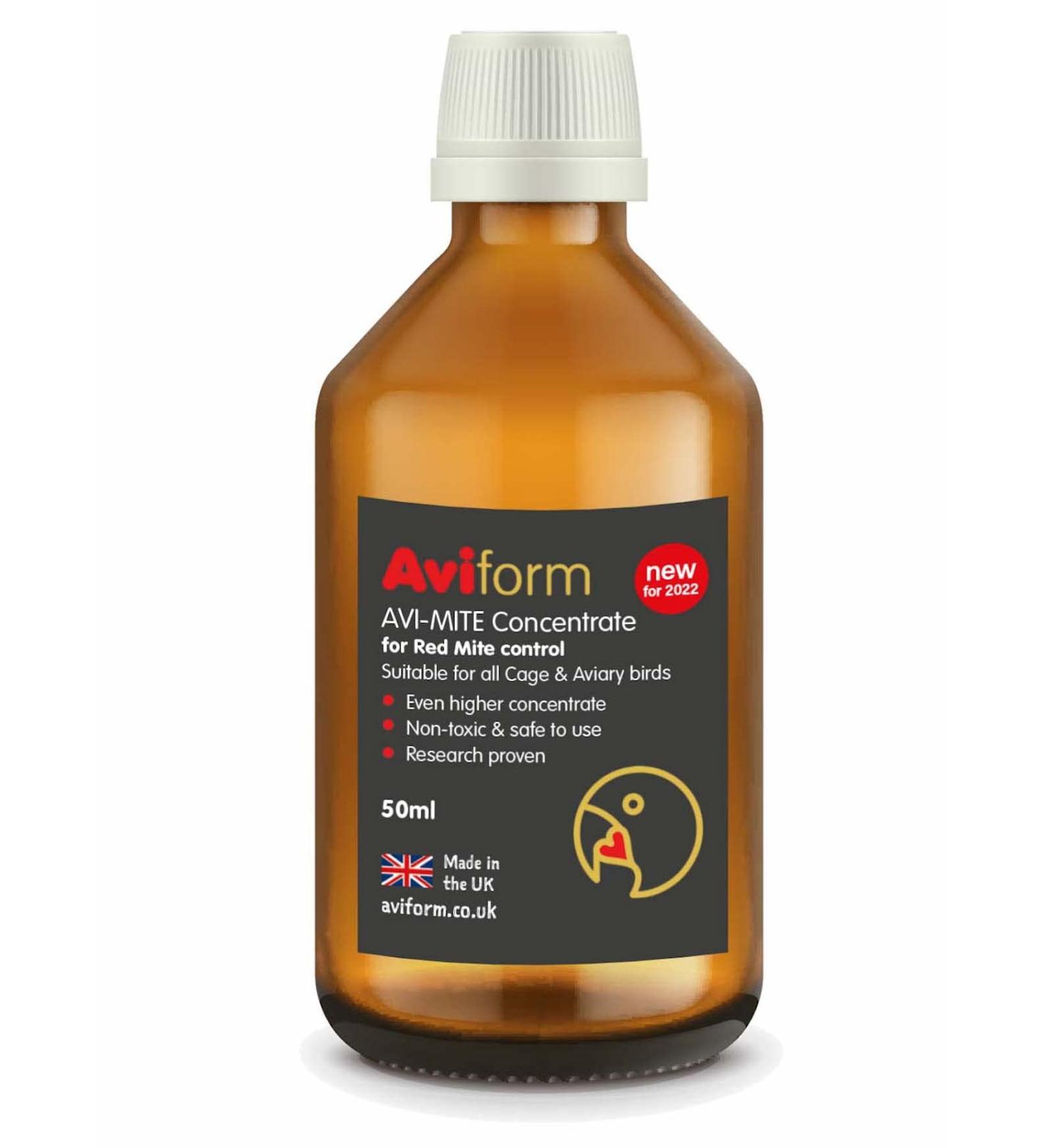 AVI-MITE Red Mite Liquid for Cage & Aviary Birds - Simply add to drinking water (50ml) - Buy Online on GoSupps.com