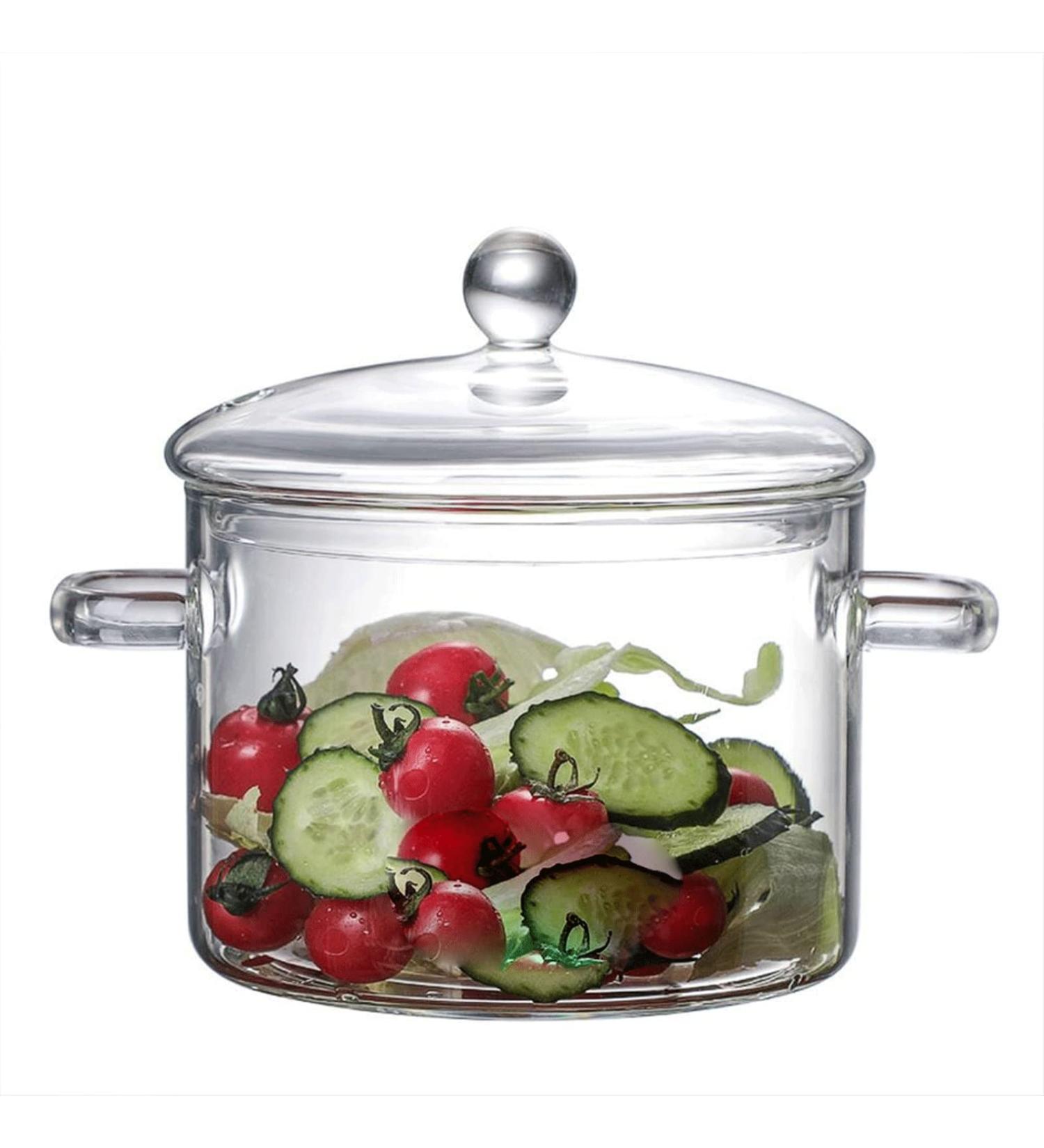 Glass Cooking Kitchen Glass Stew Kitchen Soup Kitchen Shabu-shabu Household Instant Noodle Kitchen White Fungus Porridge Thickened Instant Noodl - Buy Online on GoSupps.com