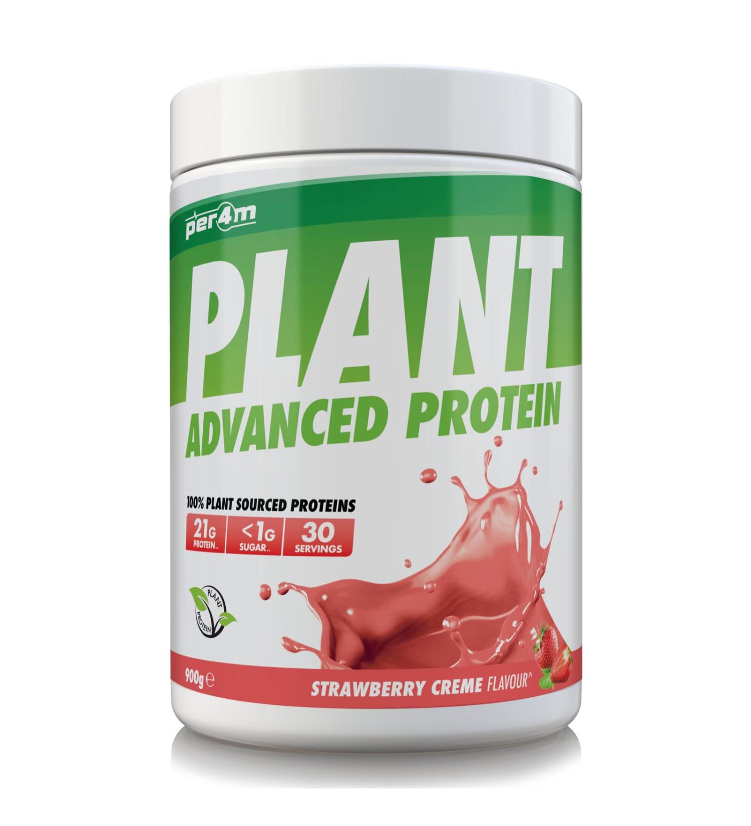 per4m Per4m Plant Protein Strawberry Creme 900g