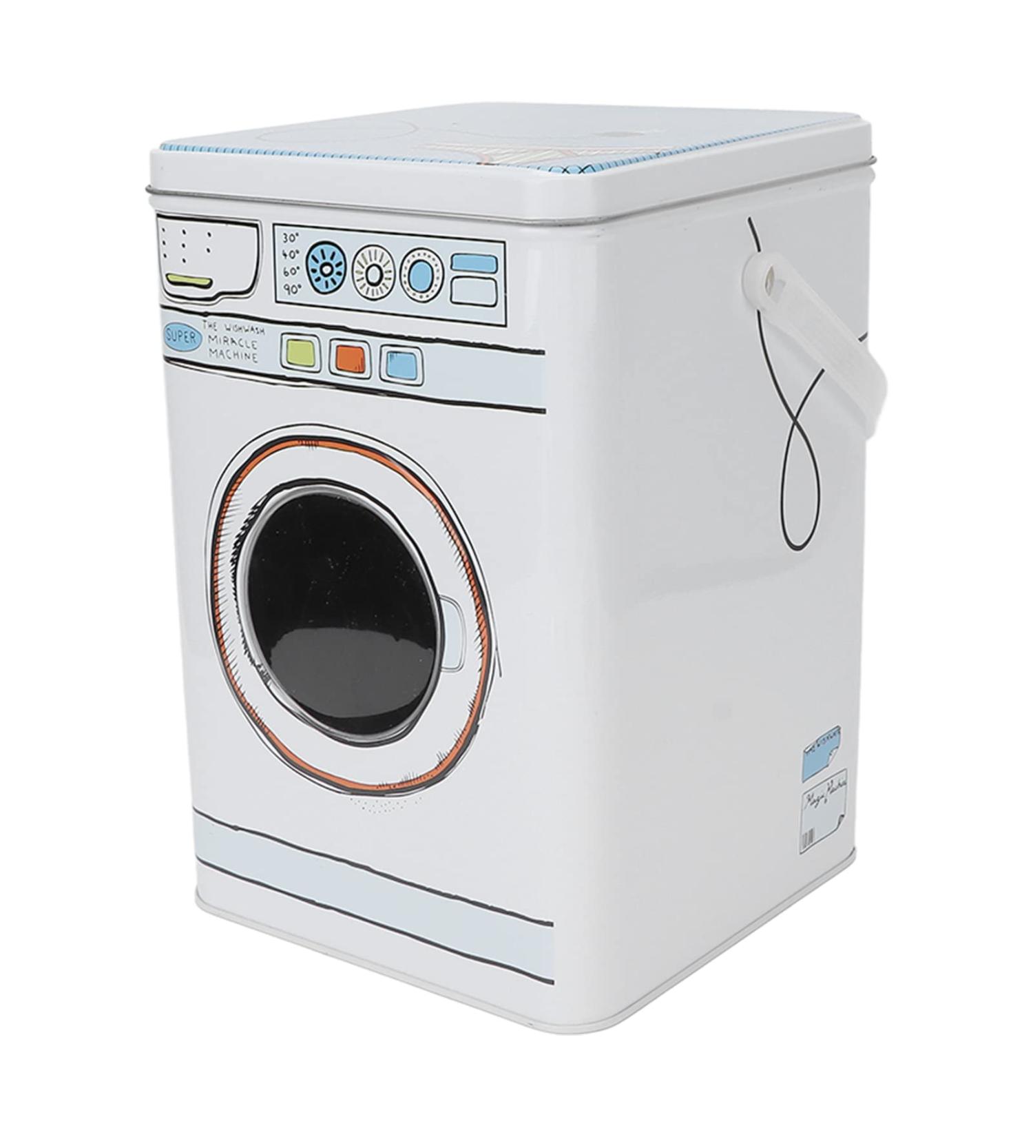 Detergent Container Good Sealing Decor Display Laundry Powder Box Washing Machine Shape with Handle for Washing Tablets for Storing - Buy Online on GoSupps.com