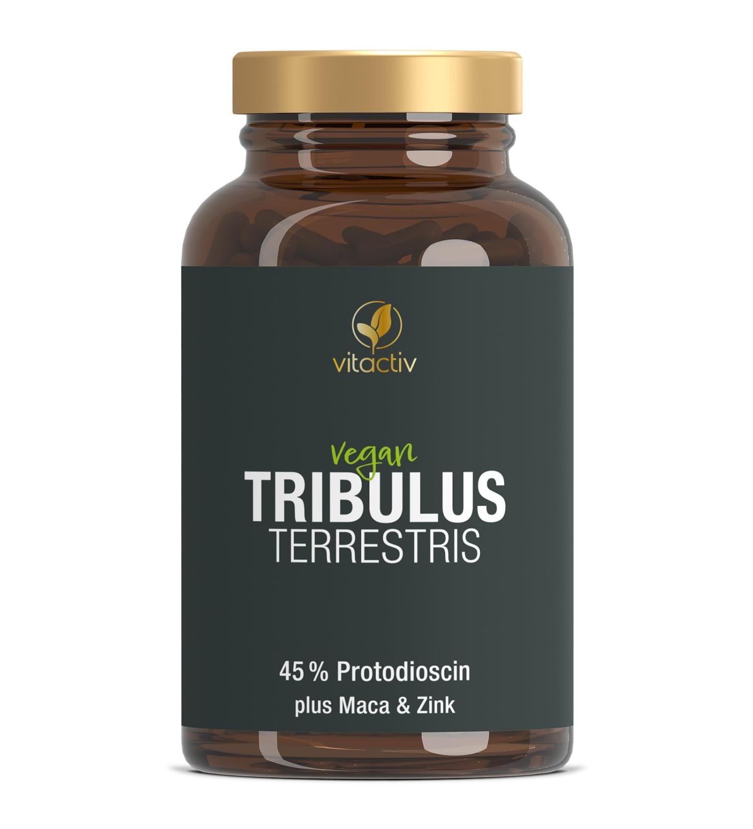 Buy Vitaciv Tribulus Terrestris 1500 mg | 240 Caps - High-Dose Bulgarian Extract with L-Arginine Ginseng Maca Zinc & B6 for Strength Athletes - International Shipping Available - Buy Online on GoSupps.com
