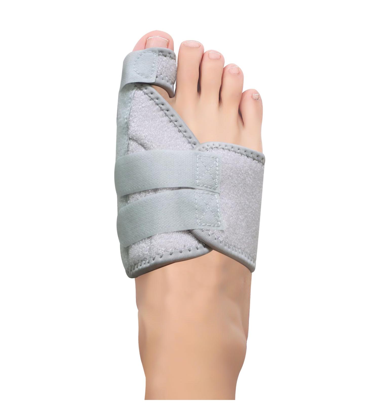 Hallux Valgus Correction Rail - Pain Relief & Toe Alignment for Men & Women | Right Gray - Buy Online on GoSupps.com
