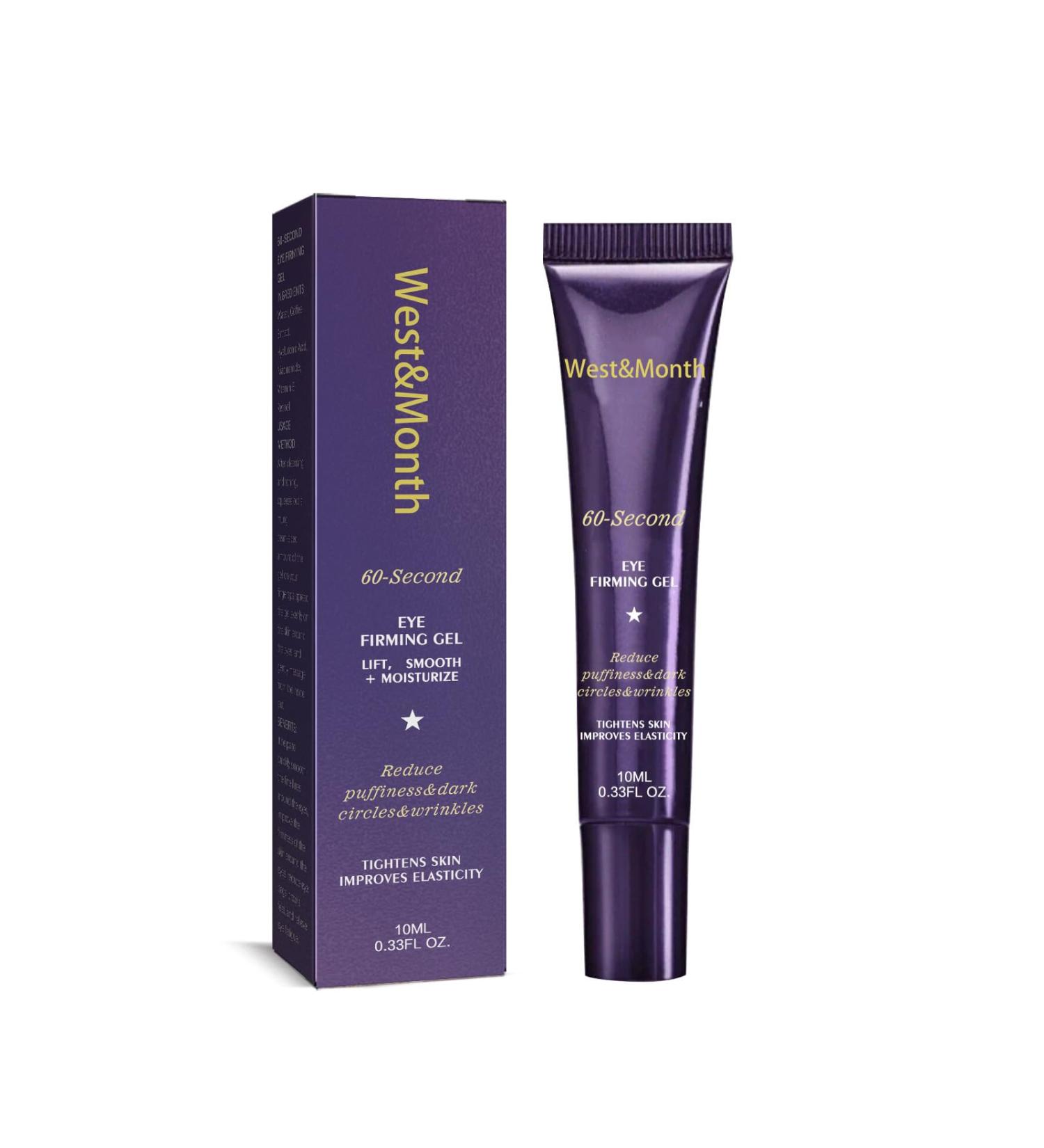 60-Second Age-Defying Eye Gel | Instant Firming Eye Cream & Puffiness Remover | Anti-Wrinkle Eye Serum for Youthful Skin - Buy Online on GoSupps.com