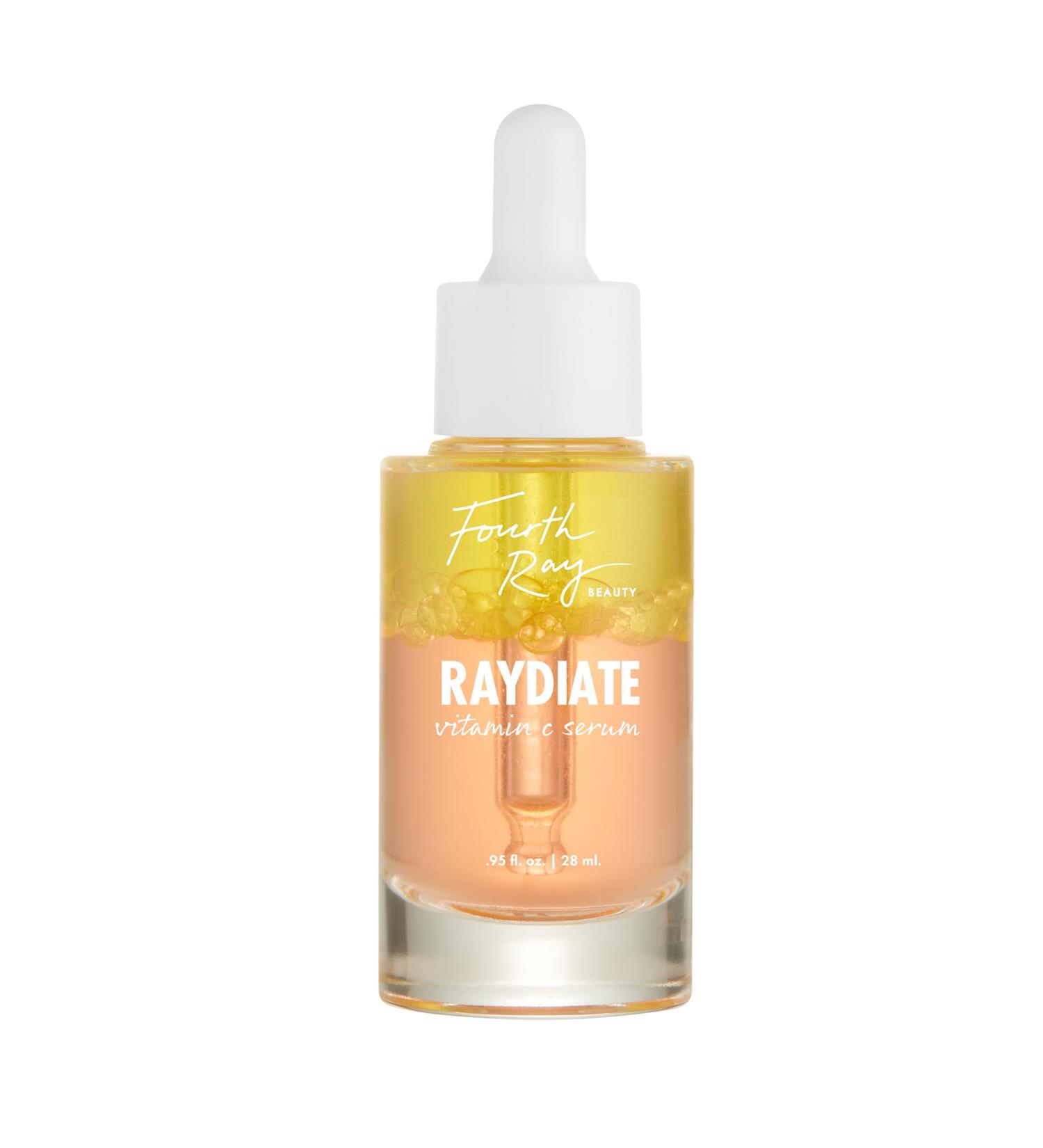 ColourPop Raydiate Vitamin C Serum - Bi-Phase Face Serum & Oil Enriched with Hyaluronic Acid Turmeric & Camu Camu - Gives Complexion a Healthy Luminous Dewy Glow (0.95 fl oz) - Buy Online on GoSupps.com