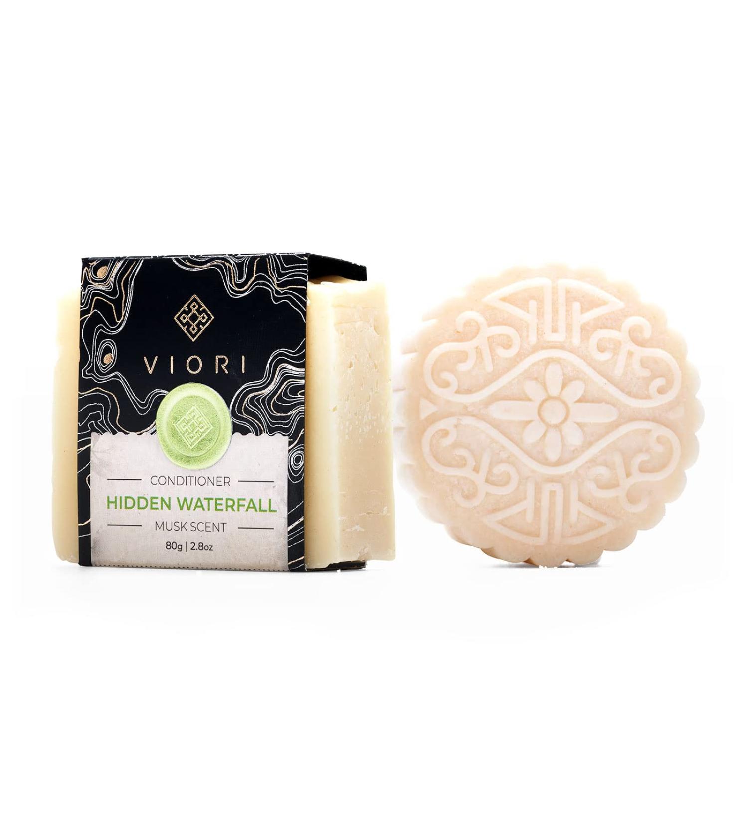 VIORI Hidden Waterfall Shampoo & Conditioner Bar Set - Longsheng Rice Water & Natural Ingredients - Sulfate-free, Paraben-free, Phthalate-free - 100% Vegan - Buy Online on GoSupps.com