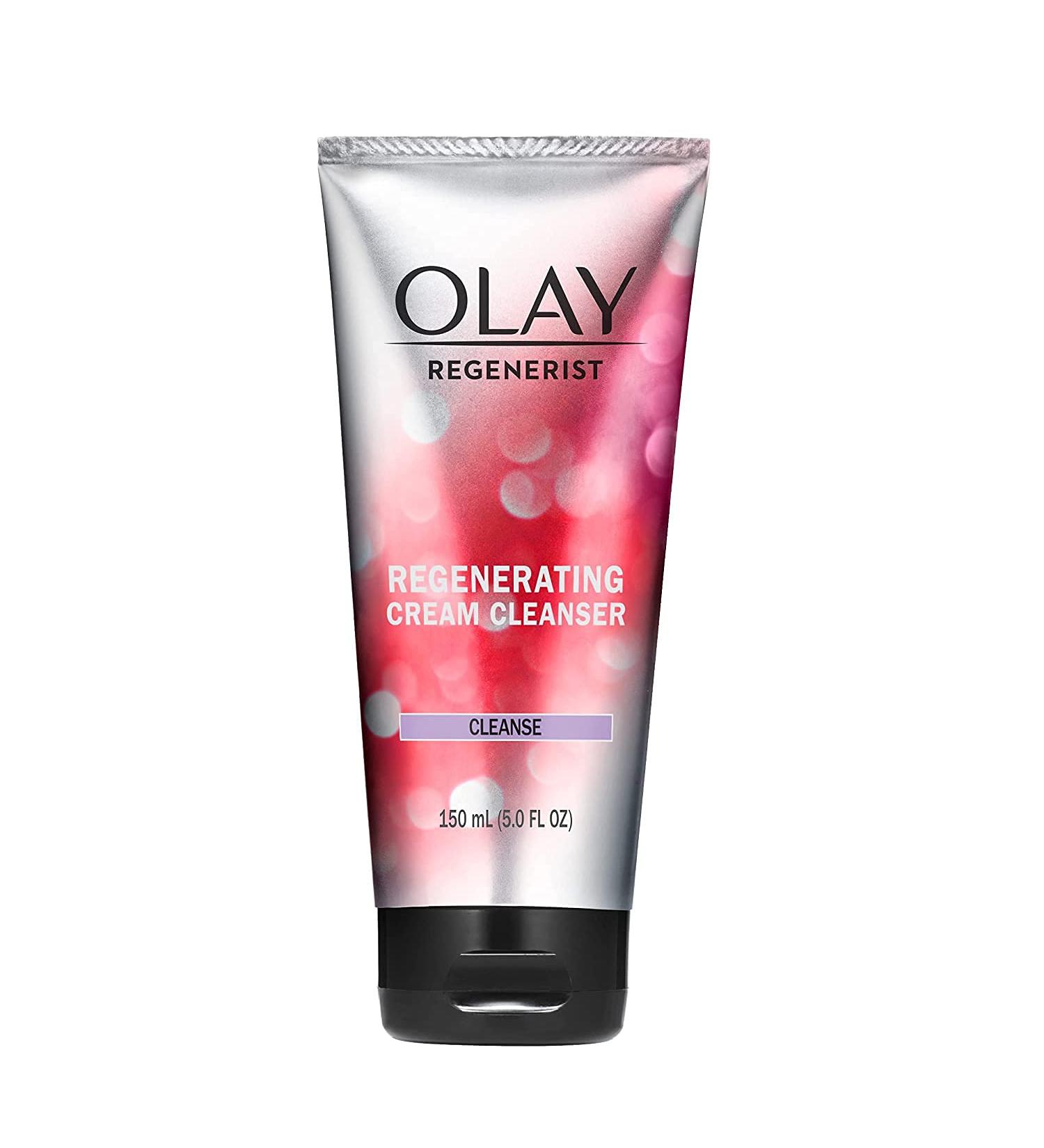 Olay Regenerative Cream Cleanser 5oz | Hydrating & Gentle Face Wash for All Skin Types - Buy Online on GoSupps.com
